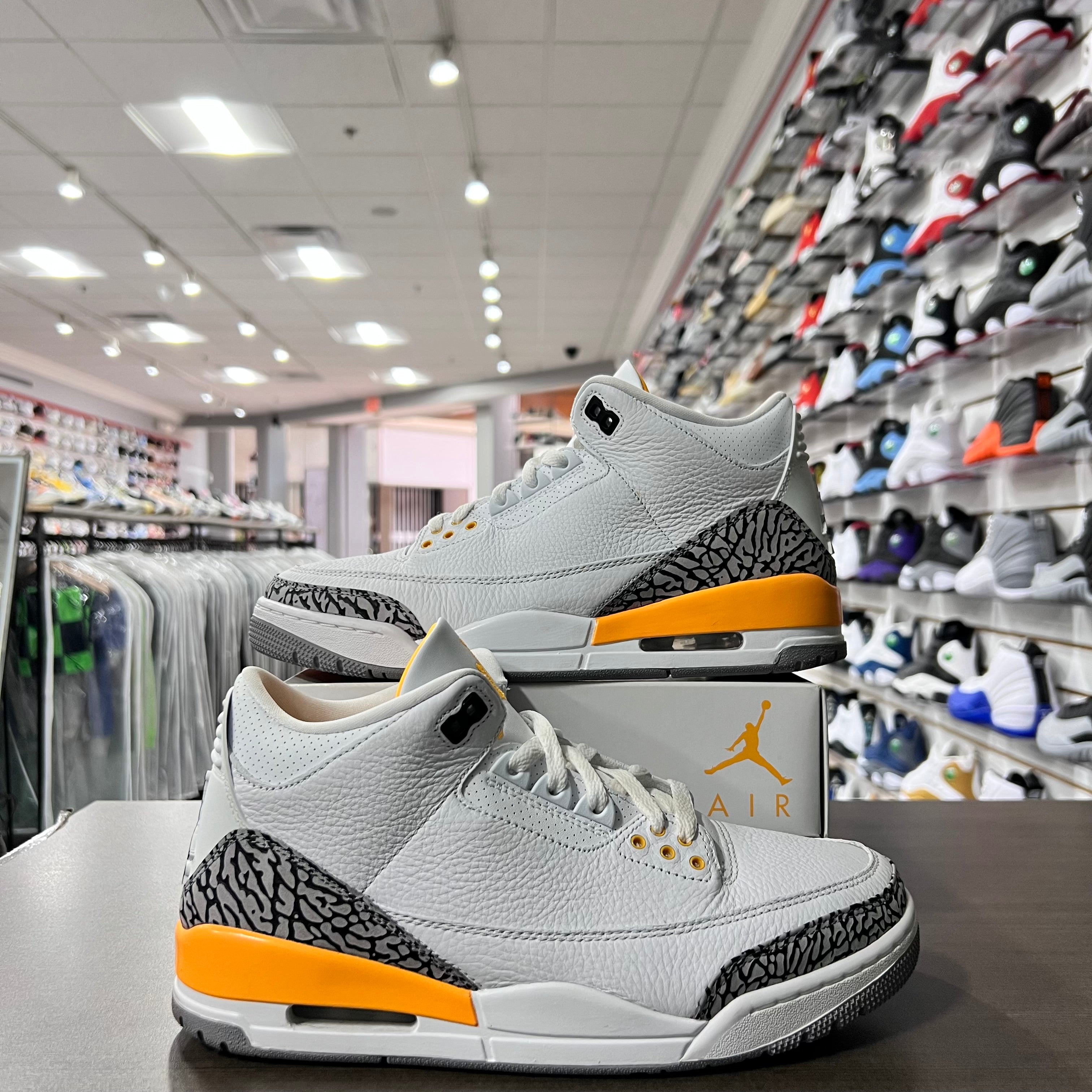 Jordan Retro 3 Womens Laser Orange (Lightly Worn)