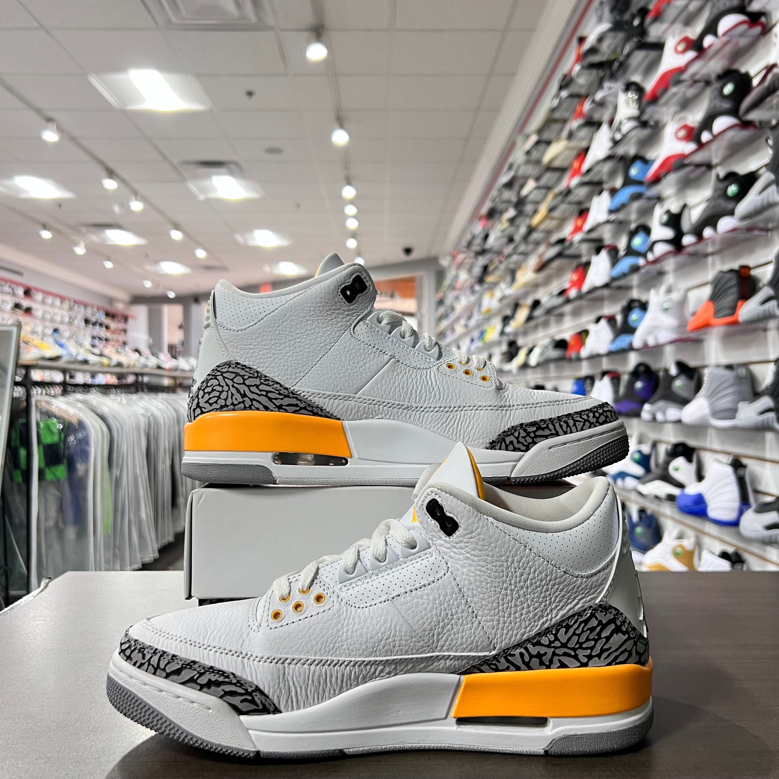 Jordan Retro 3 Womens Laser Orange (Lightly Worn)