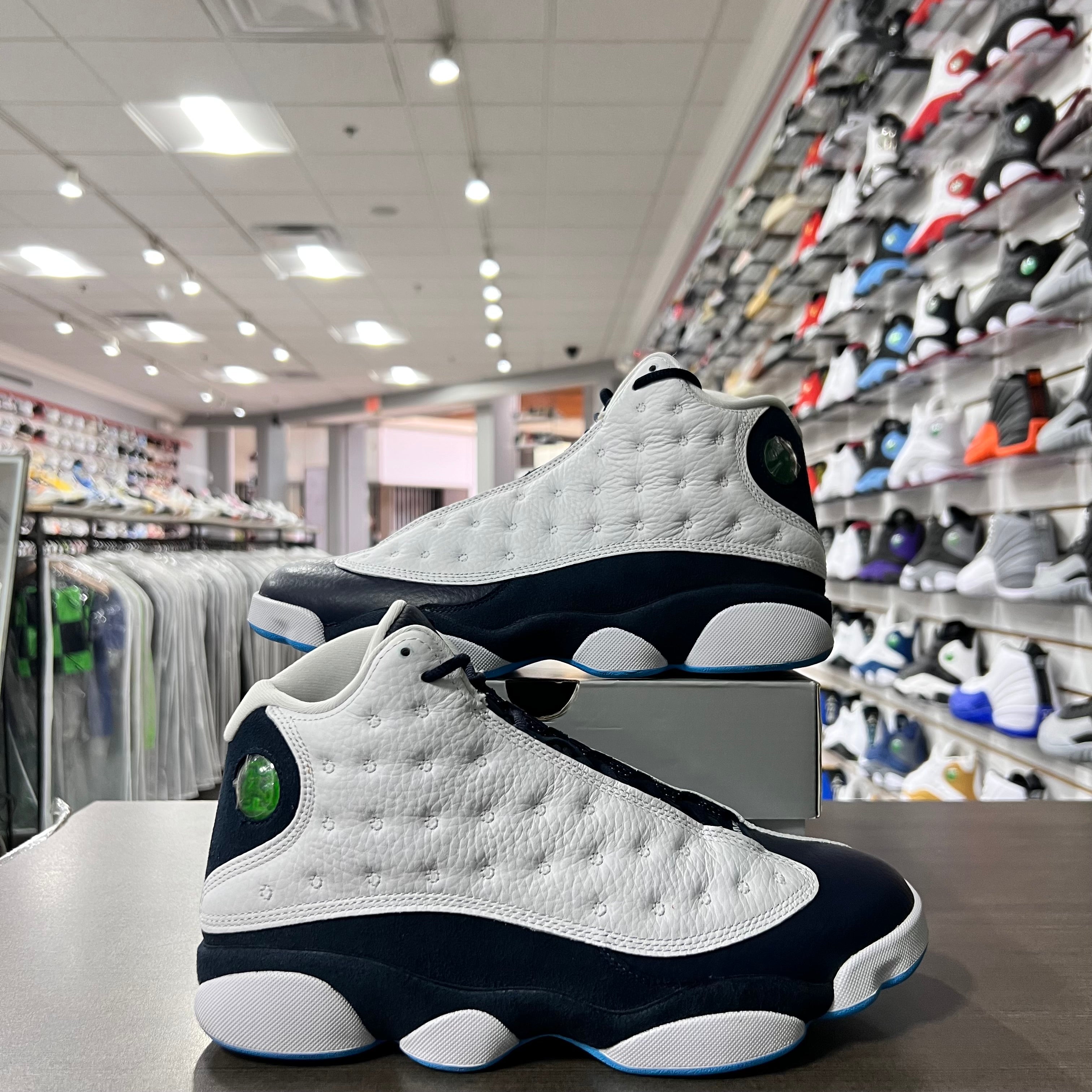 Jordan Retro 13 Mens Obsidian Powder Blue (Lightly Worn)