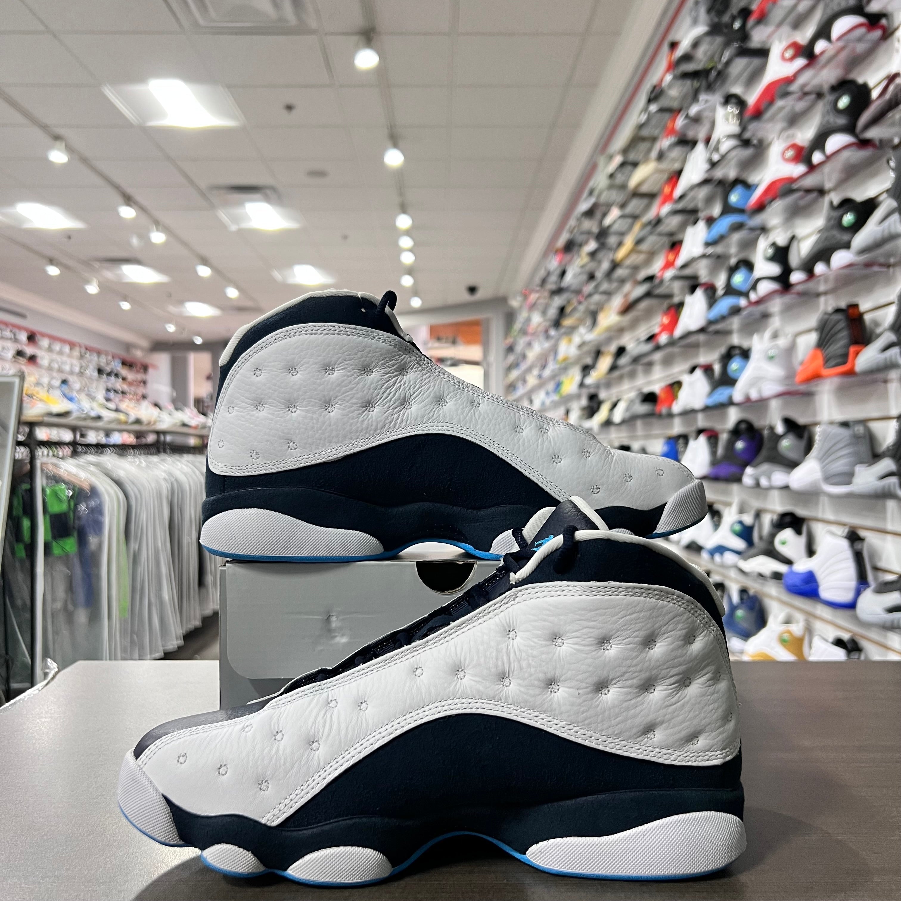 Jordan Retro 13 Mens Obsidian Powder Blue (Lightly Worn)