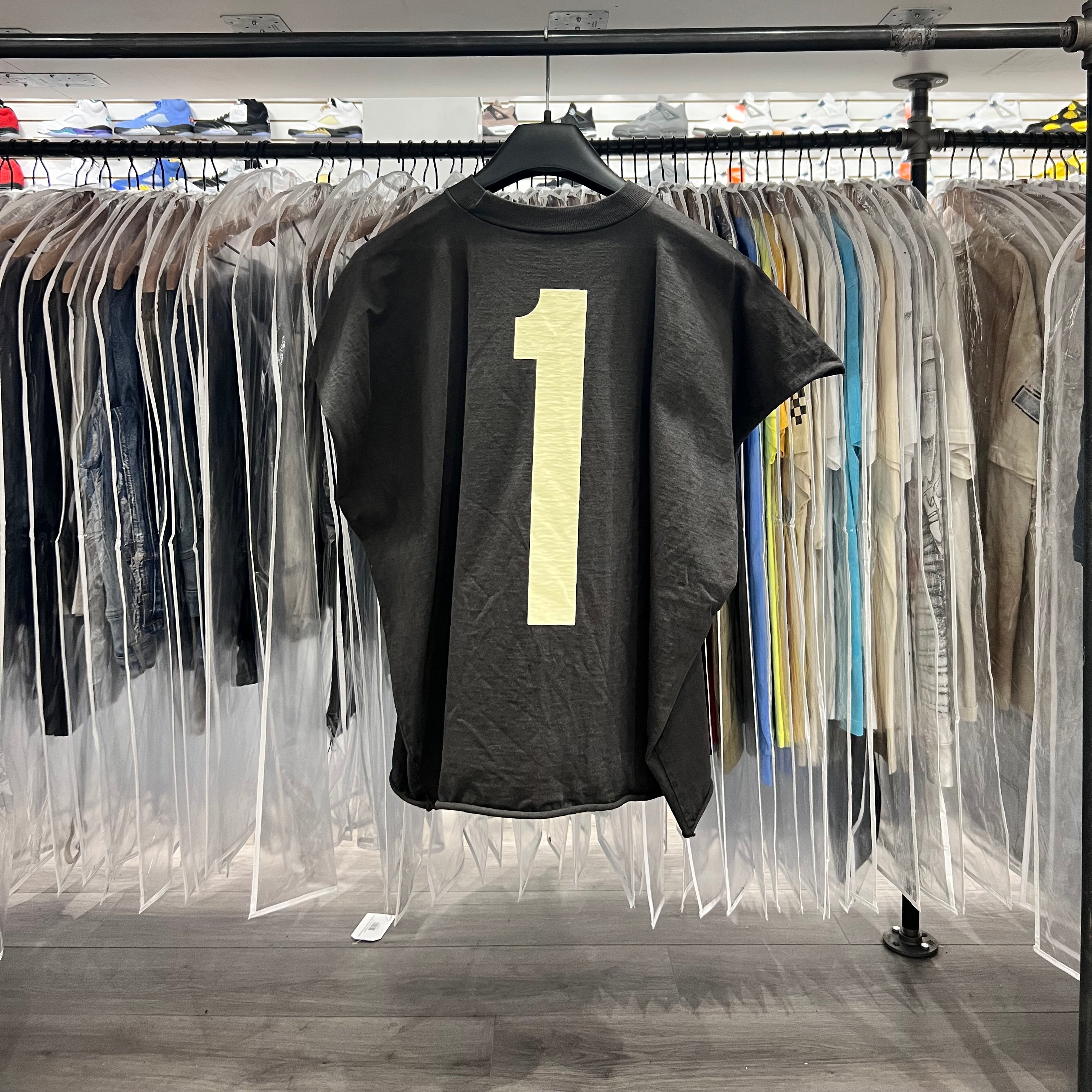 Kanye Tee 1 Back Logo Black