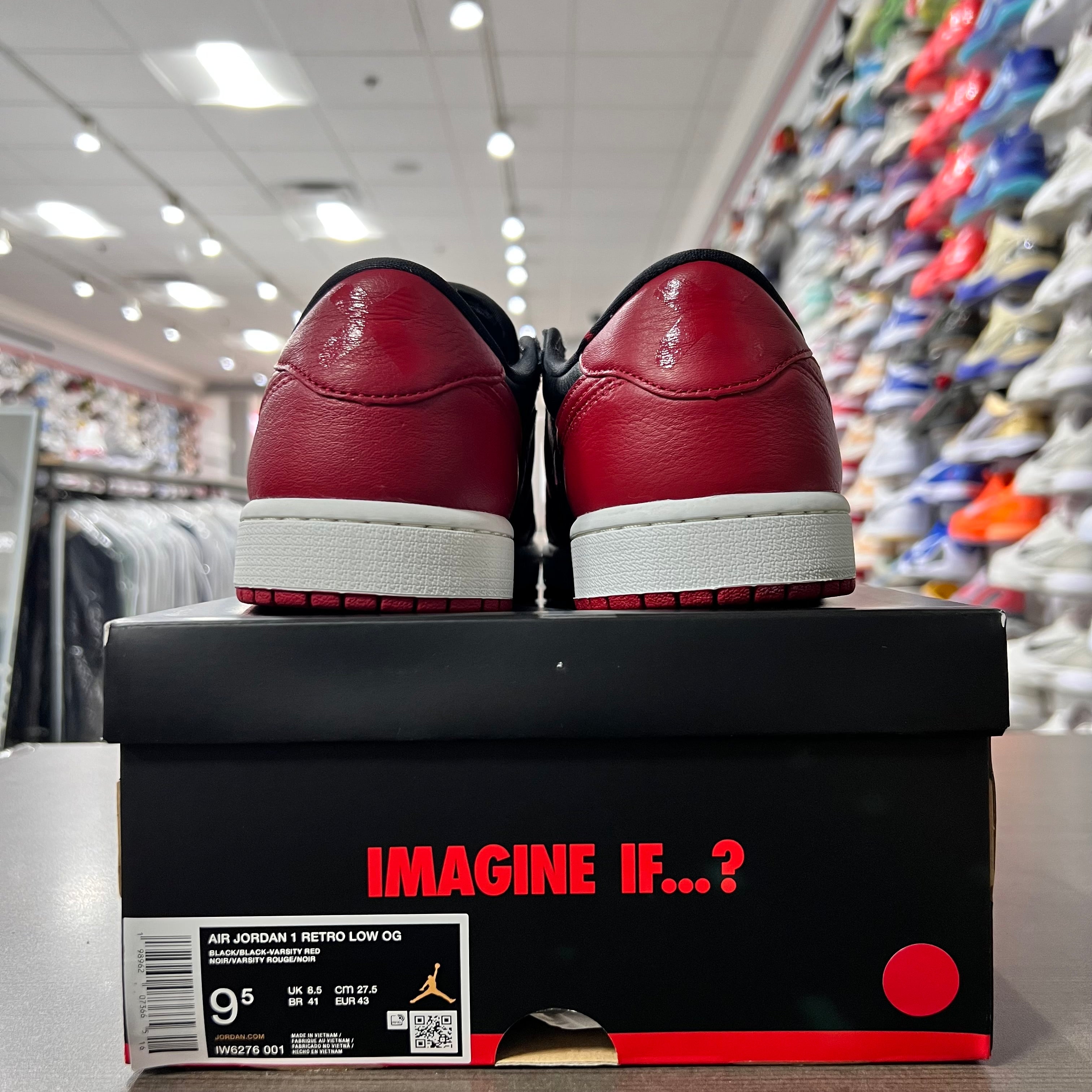 Jordan Retro 1 Low Mens Banned (Lightly Worn)