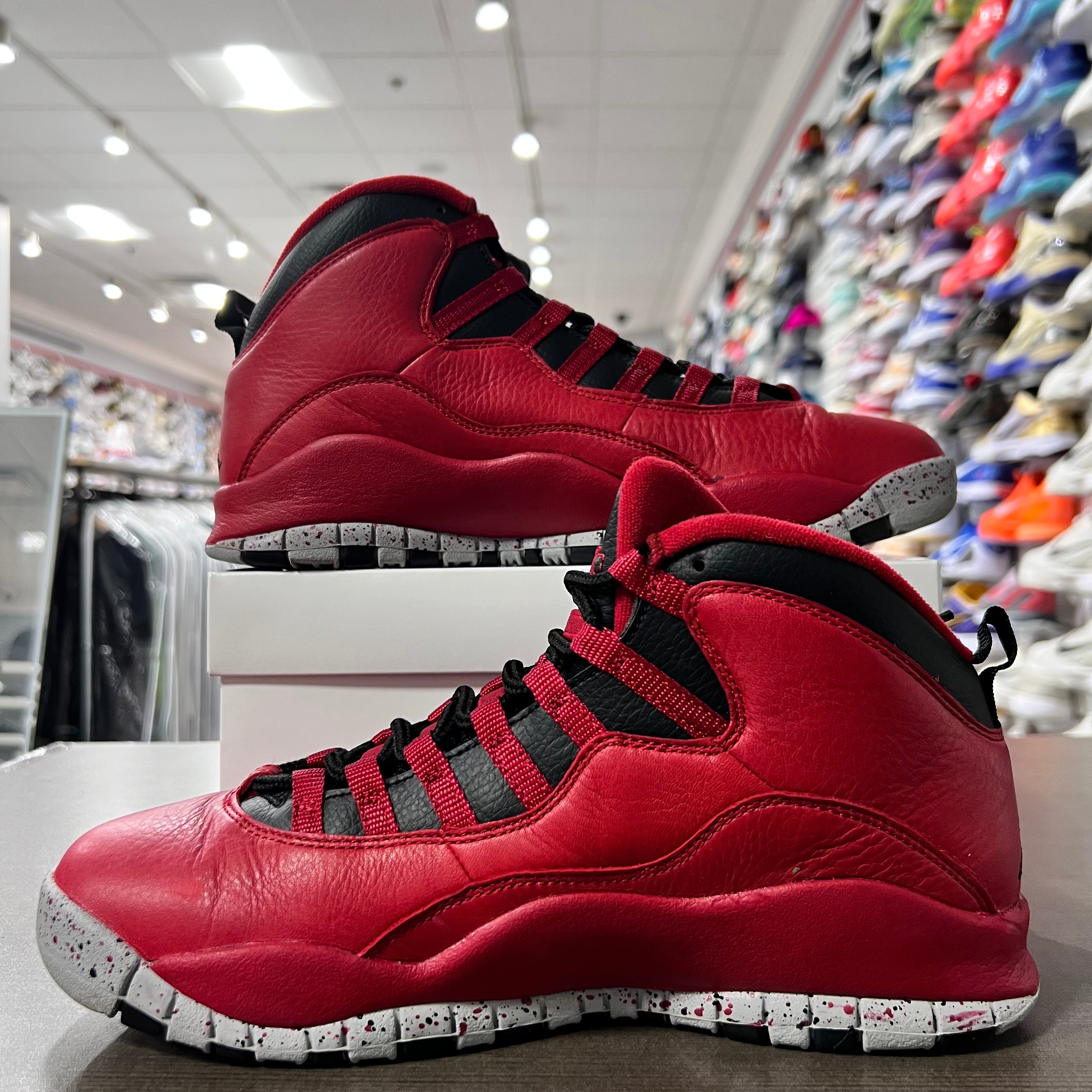 Jordan Retro 10 Mens Bulls Over Broadway (Lightly Worn+Replacement Box)