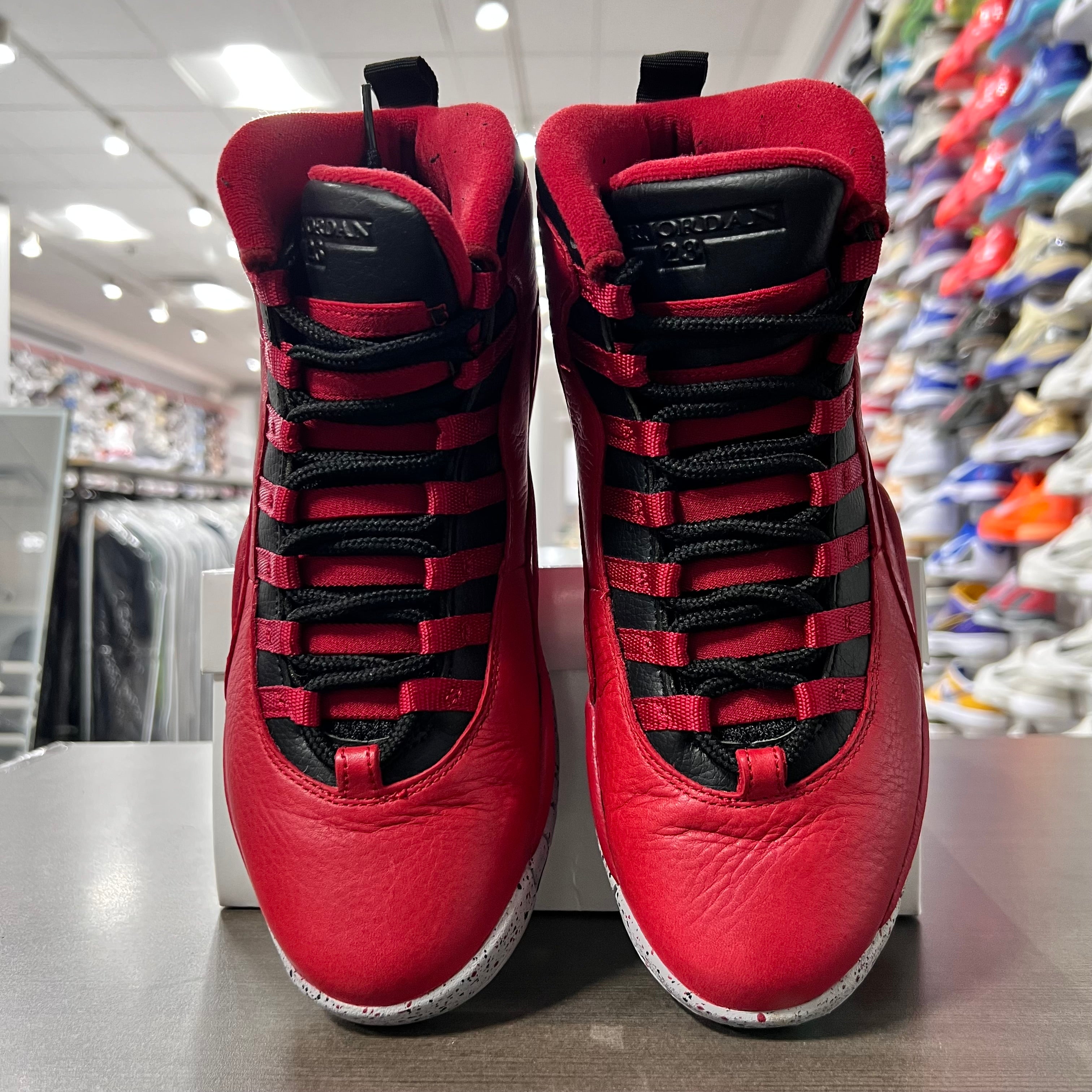 Jordan Retro 10 Mens Bulls Over Broadway (Lightly Worn+Replacement Box)