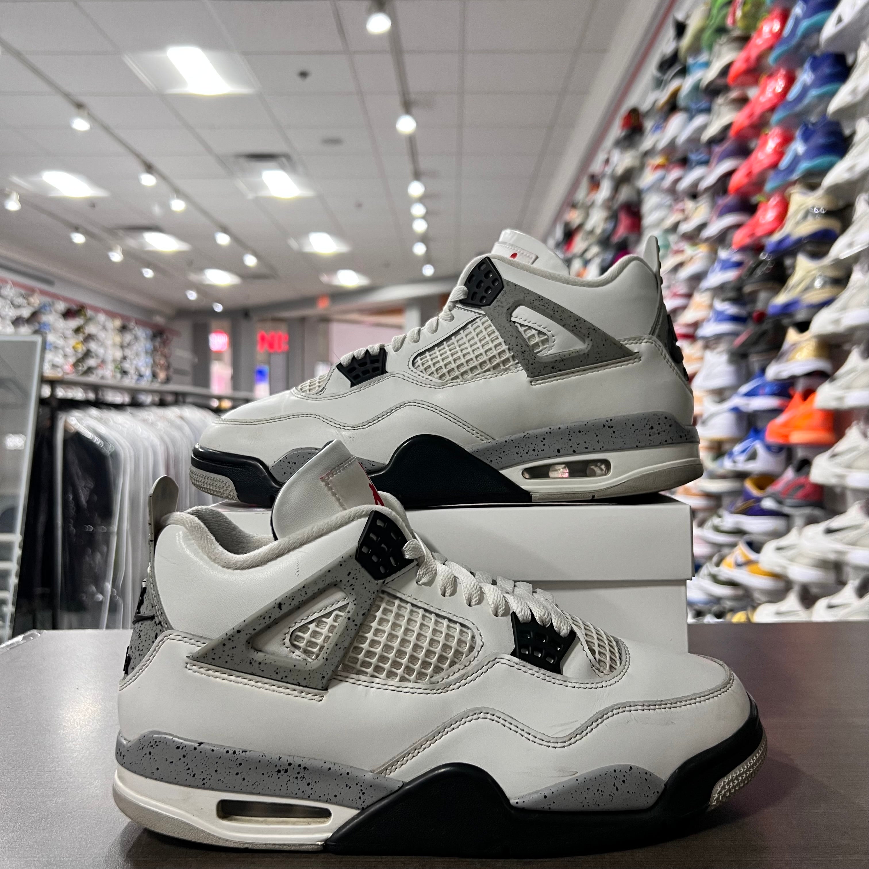 Jordan Retro 4 GS Wet Cement (B-Grade)(Lightly Worn+Replacement Box)