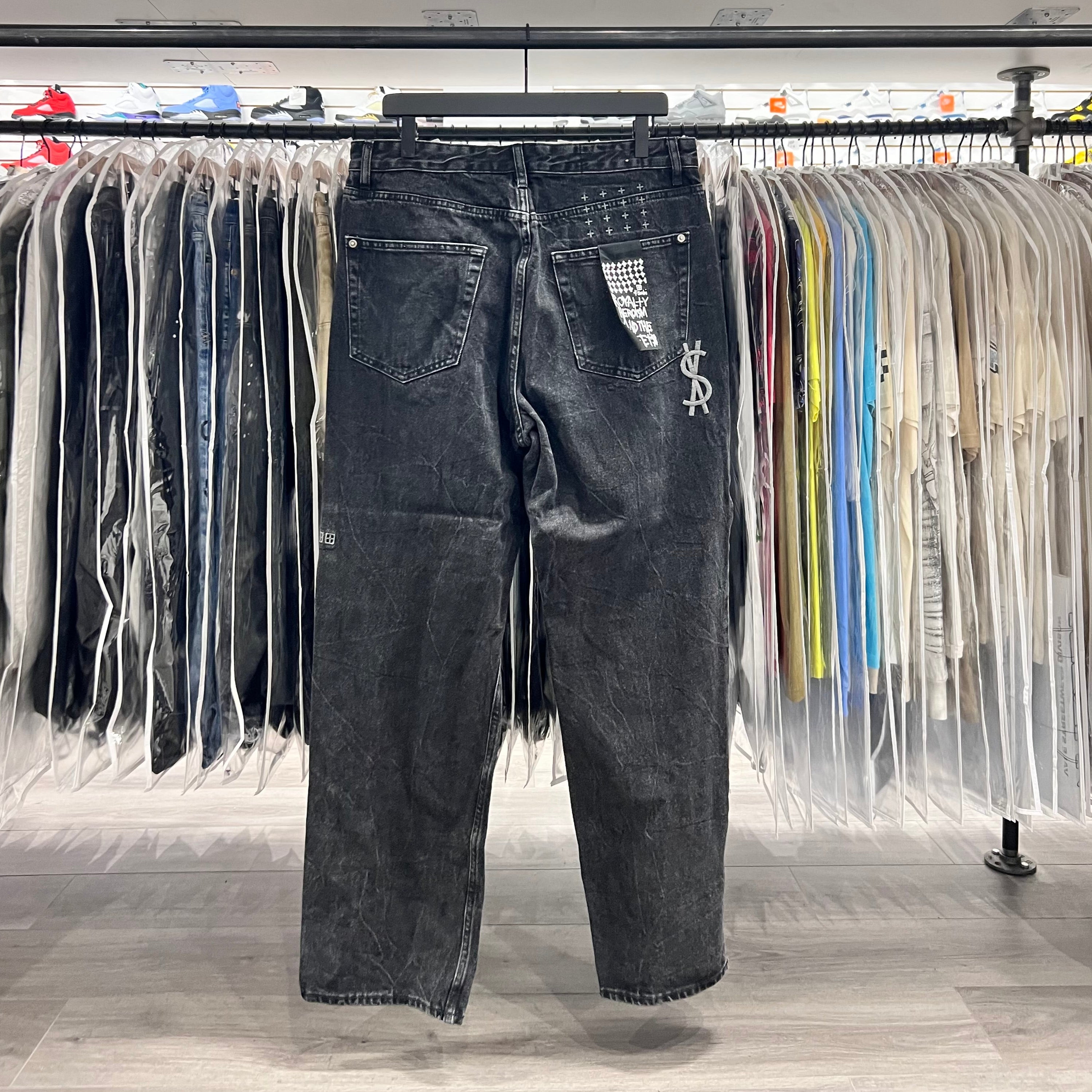 Ksubi Jeans Black Relaxed Fit (Lightly Worn)