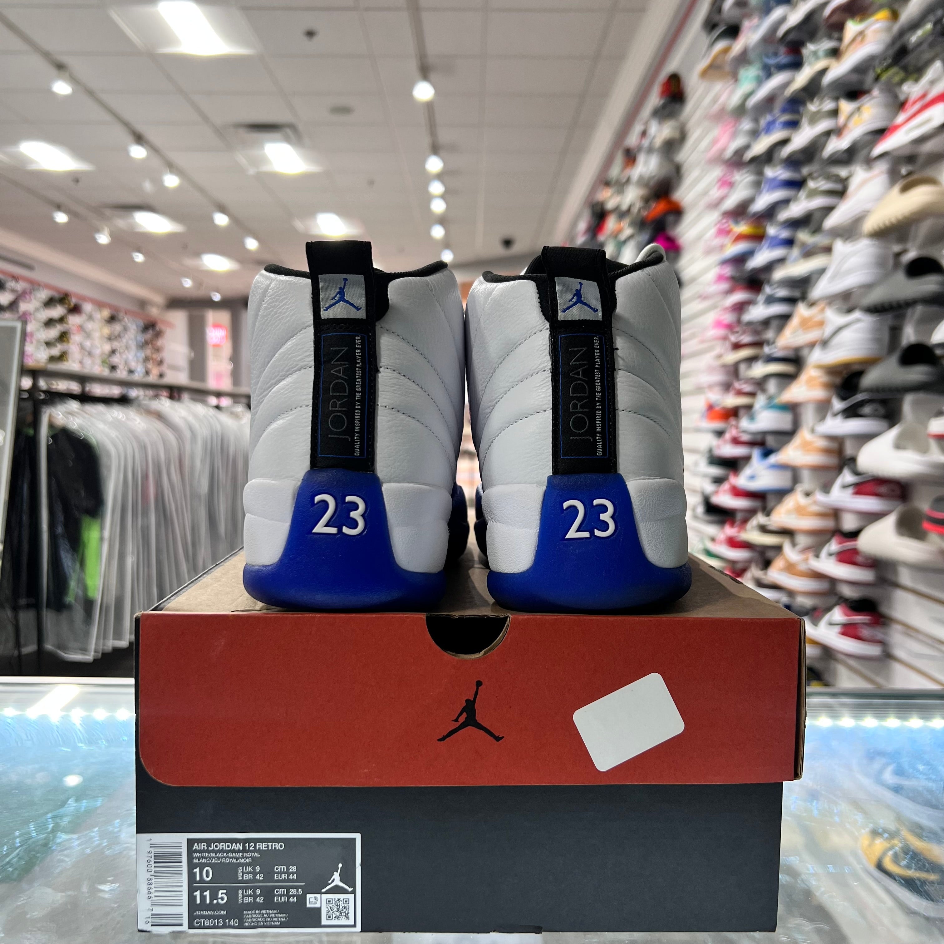 Jordan Retro 12 Mens Blueberry (Lightly Worn)