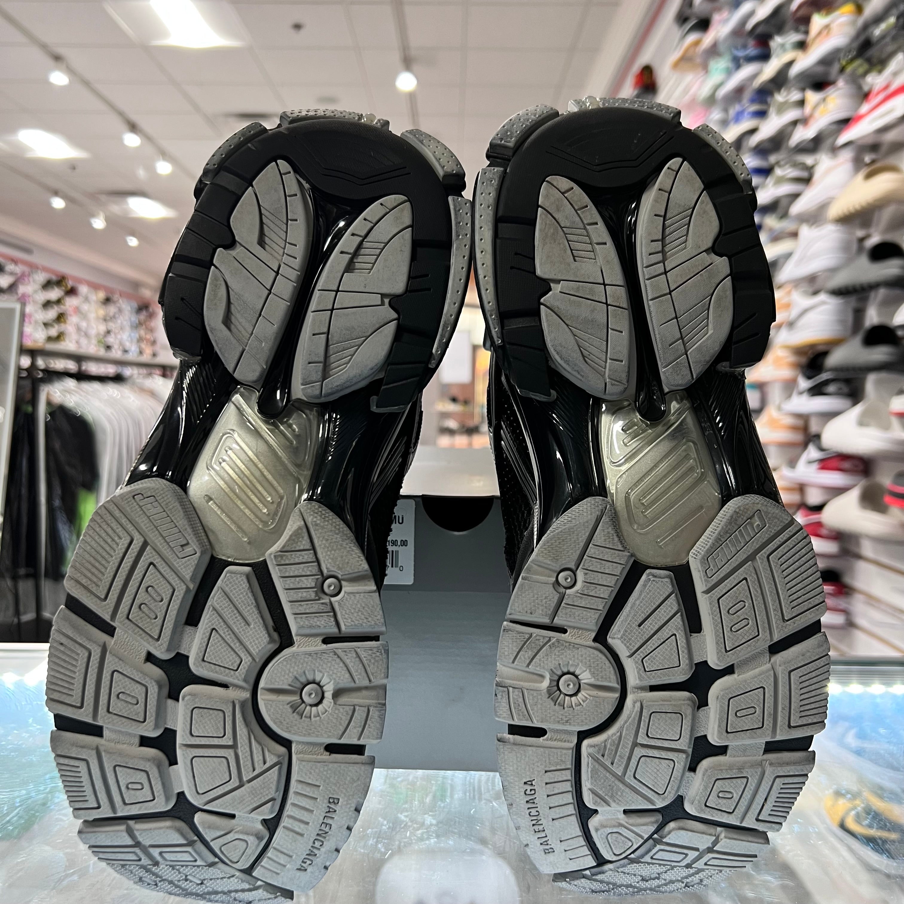 Balenciaga Runner Black Silver (Lightly Worn)