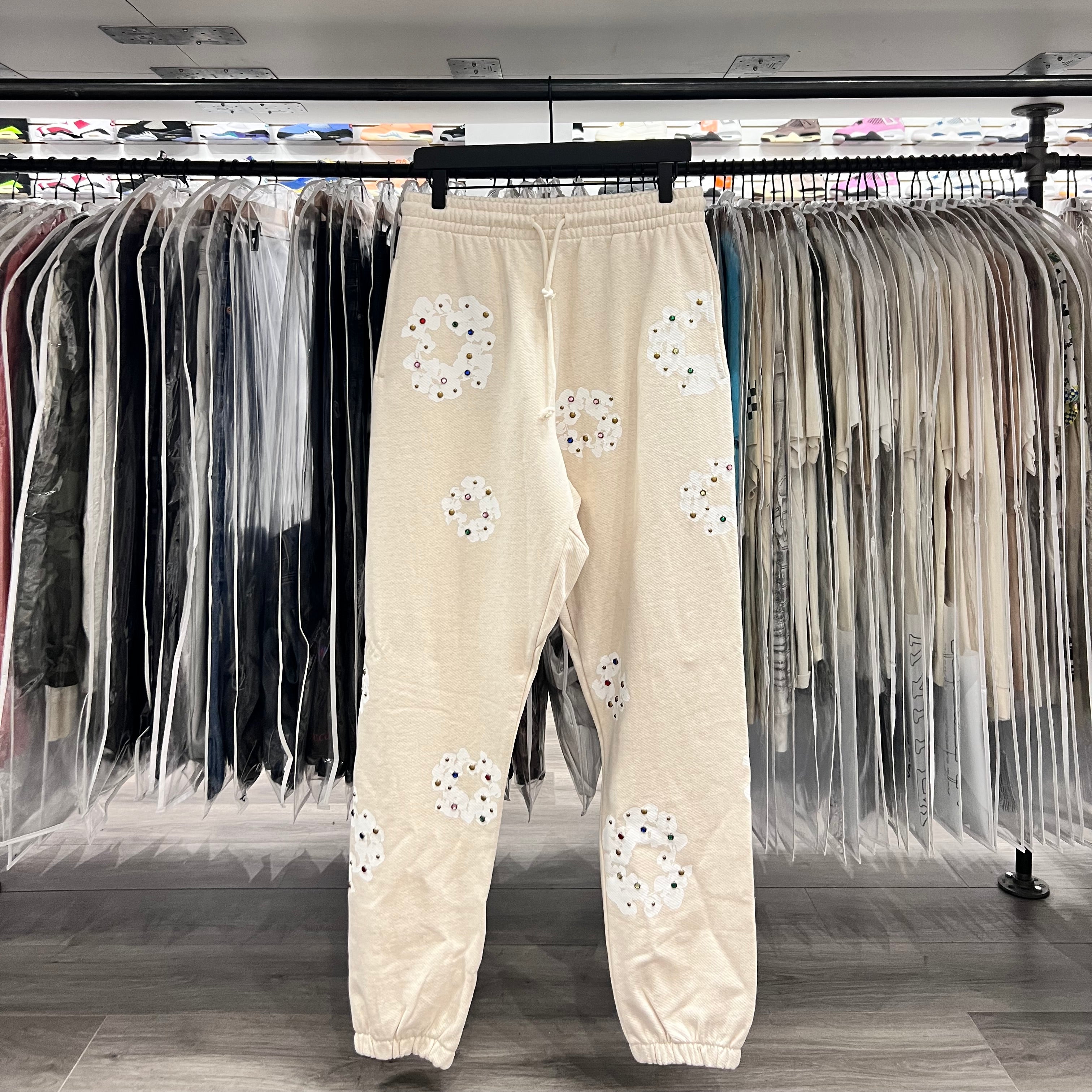Denim Tears Sweatpants Cream Gemstones (Lightly Worn)