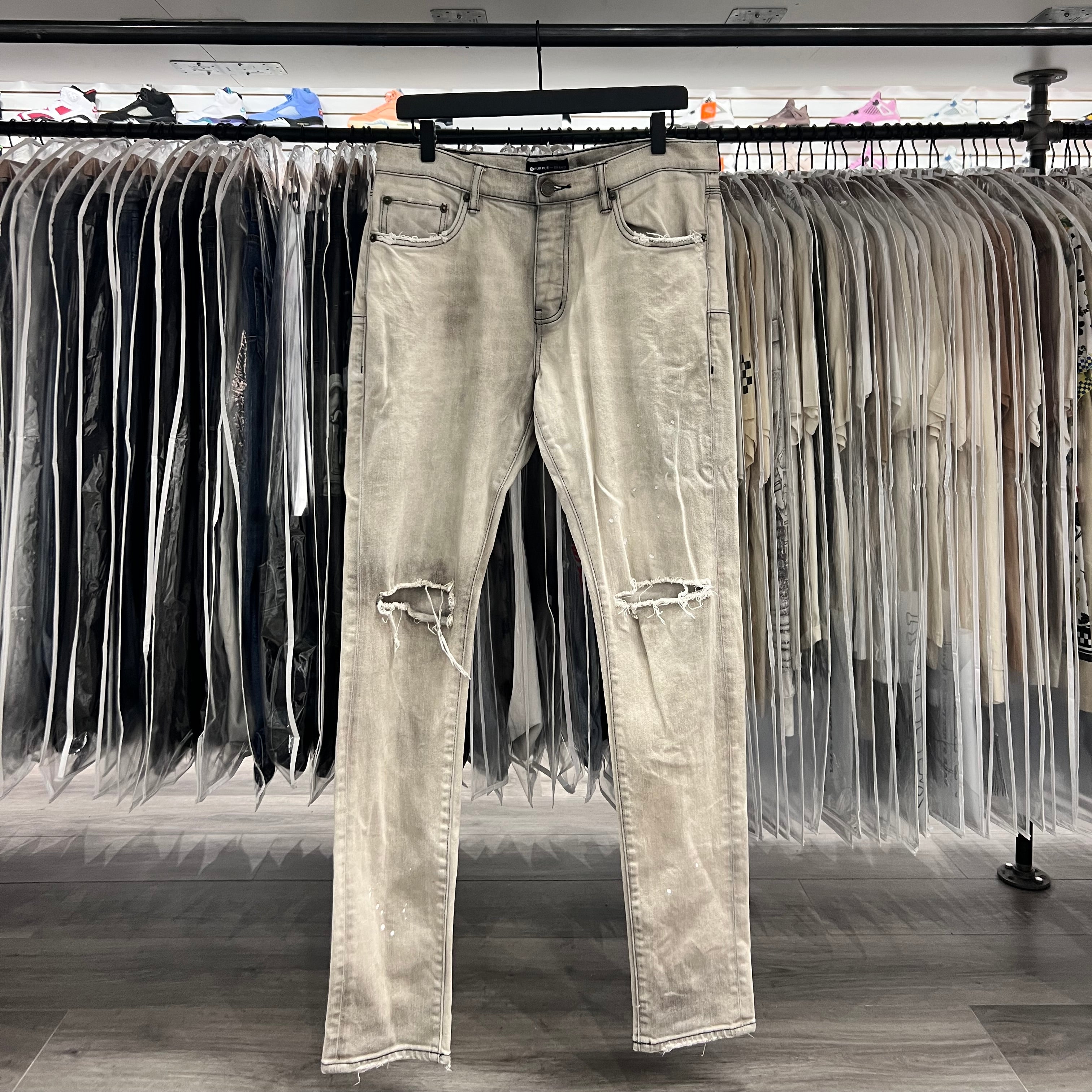 Purple Jeans Tan (Lightly Worn)