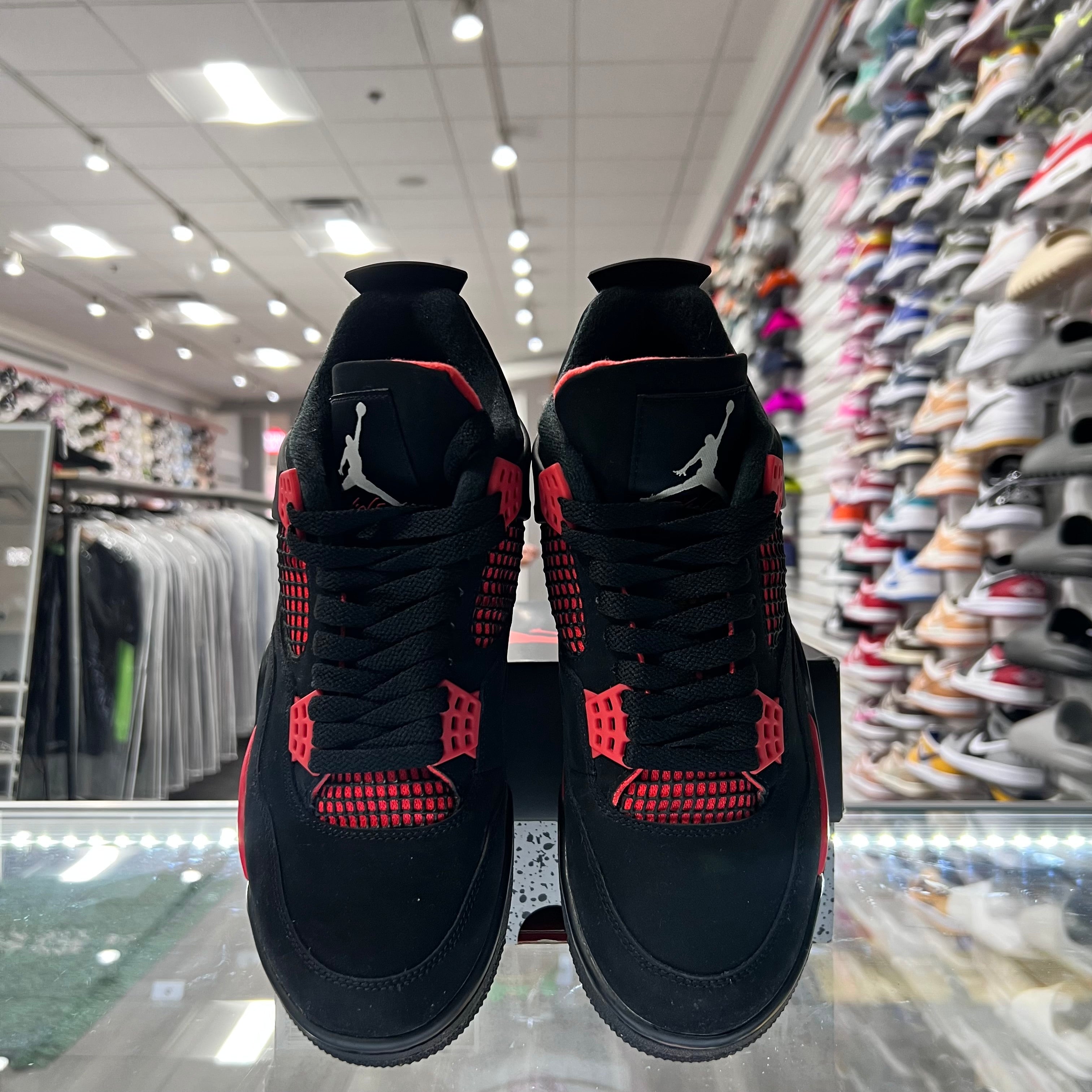 Jordan Retro 4 Mens Red Thunder (Lightly Worn)