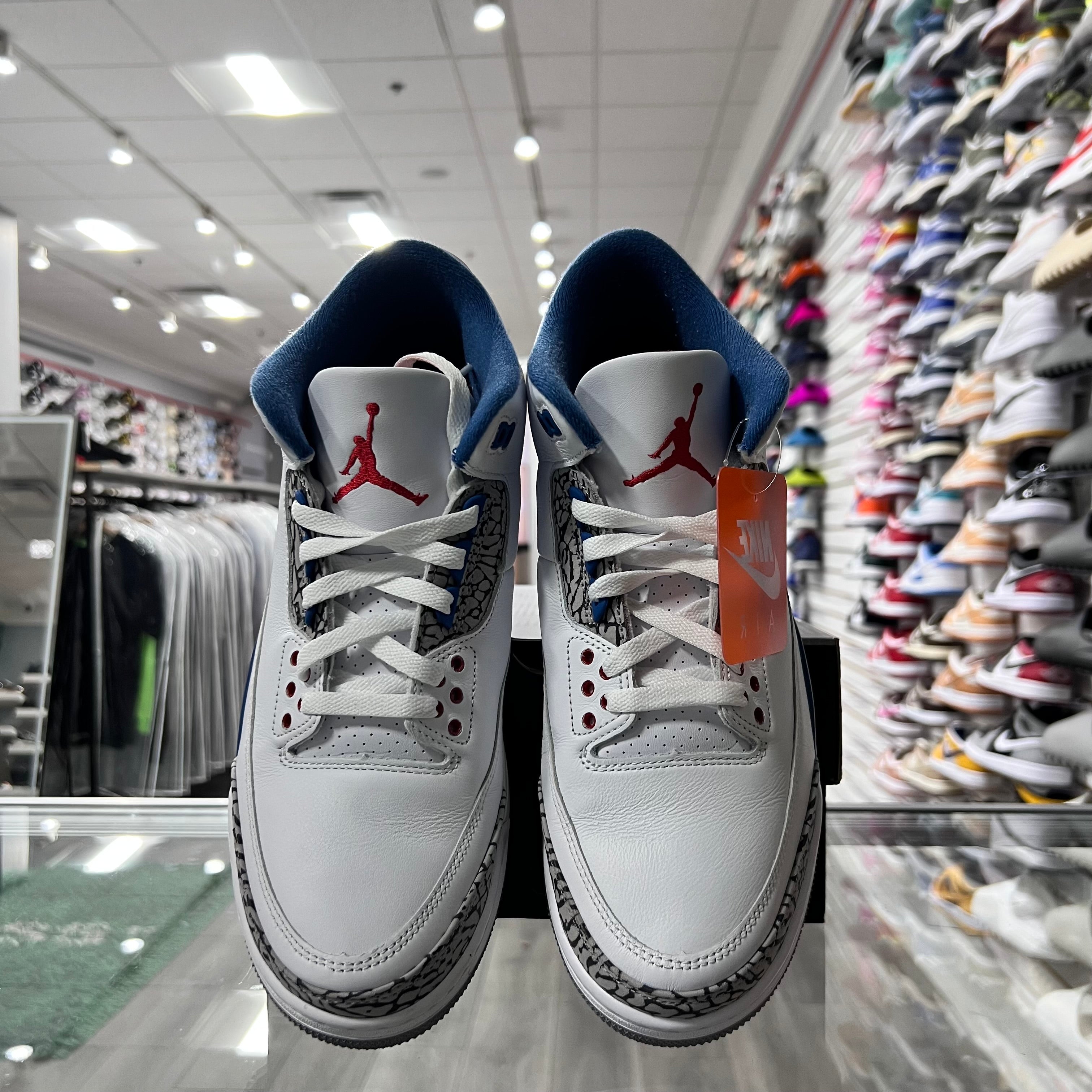 Jordan Retro 3 Mens True Blue (2026)(Lightly Worn)