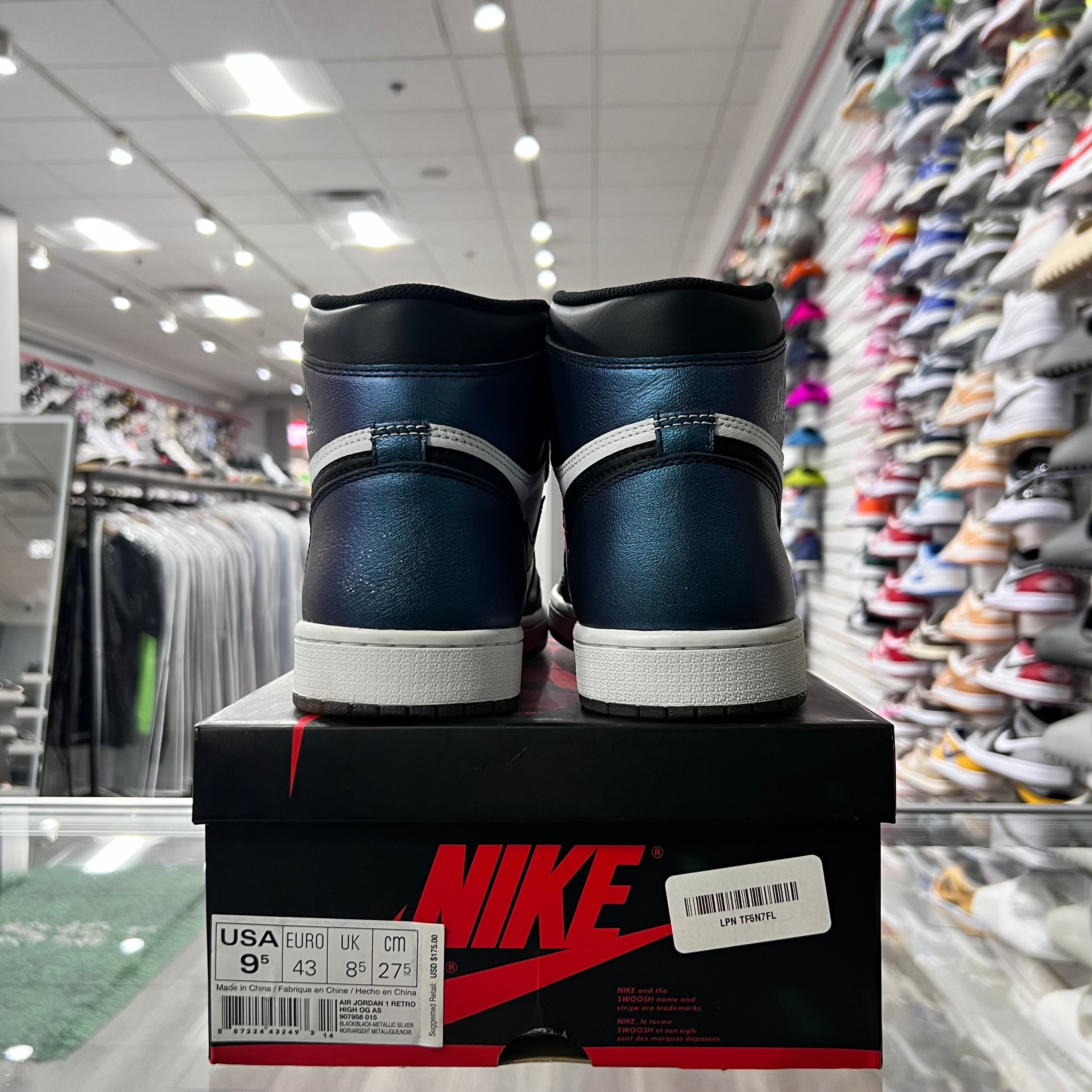 Jordan Retro 1 High OG All-Star Chameleon (2017)(Lightly Worn)