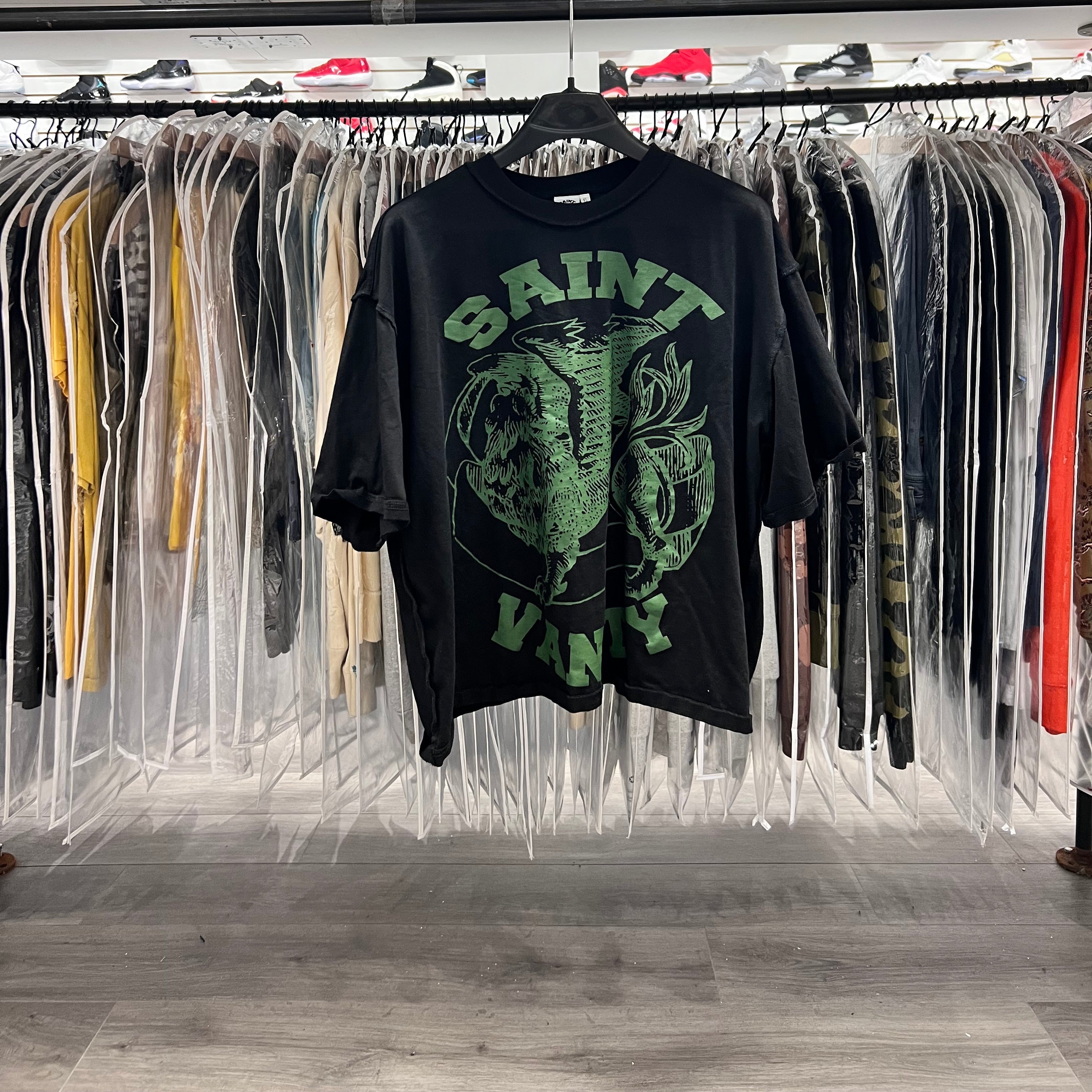 Saint Vanity Green Griffin Tee (Lightly Worn)