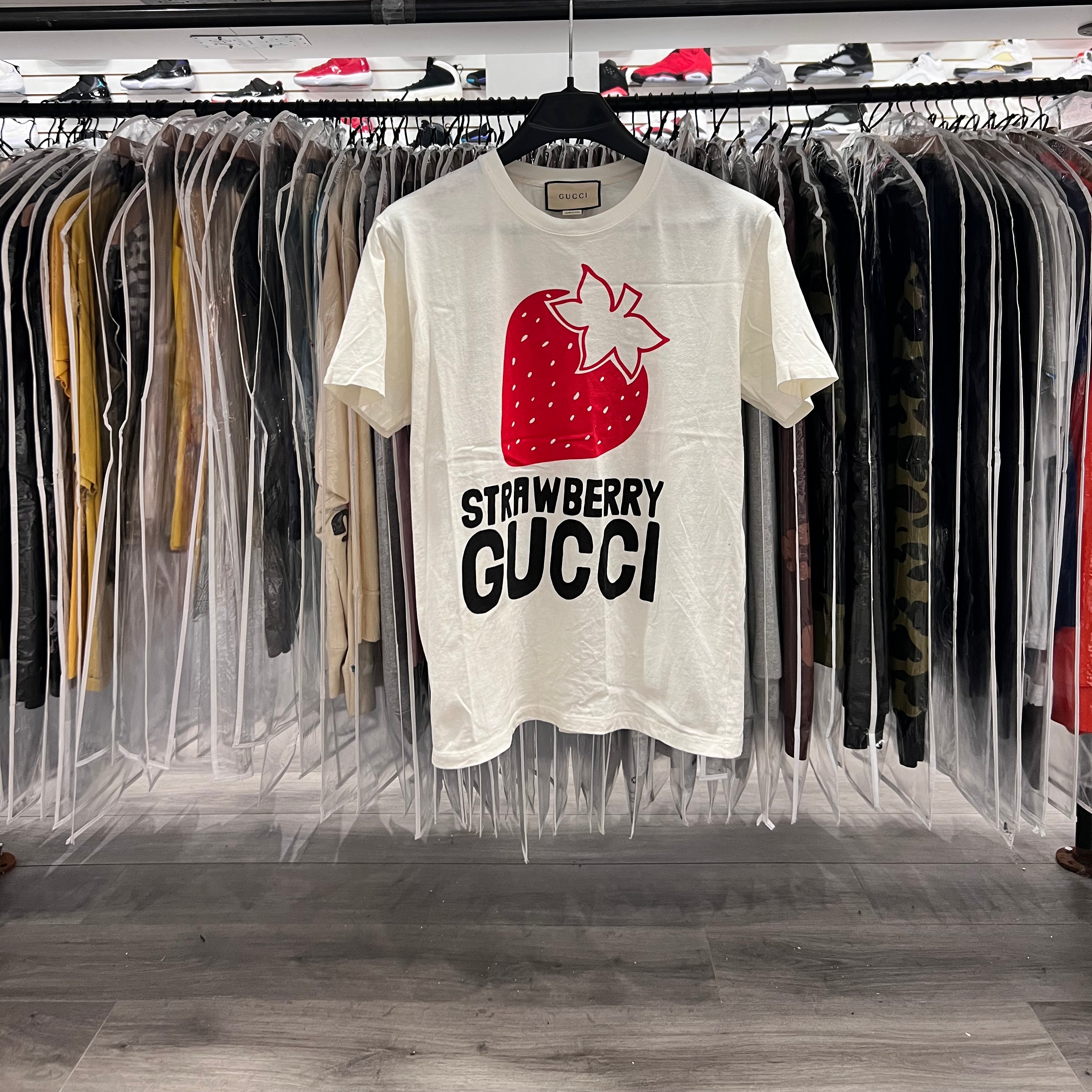 Gucci Strawberry Tee (Lightly Worn)
