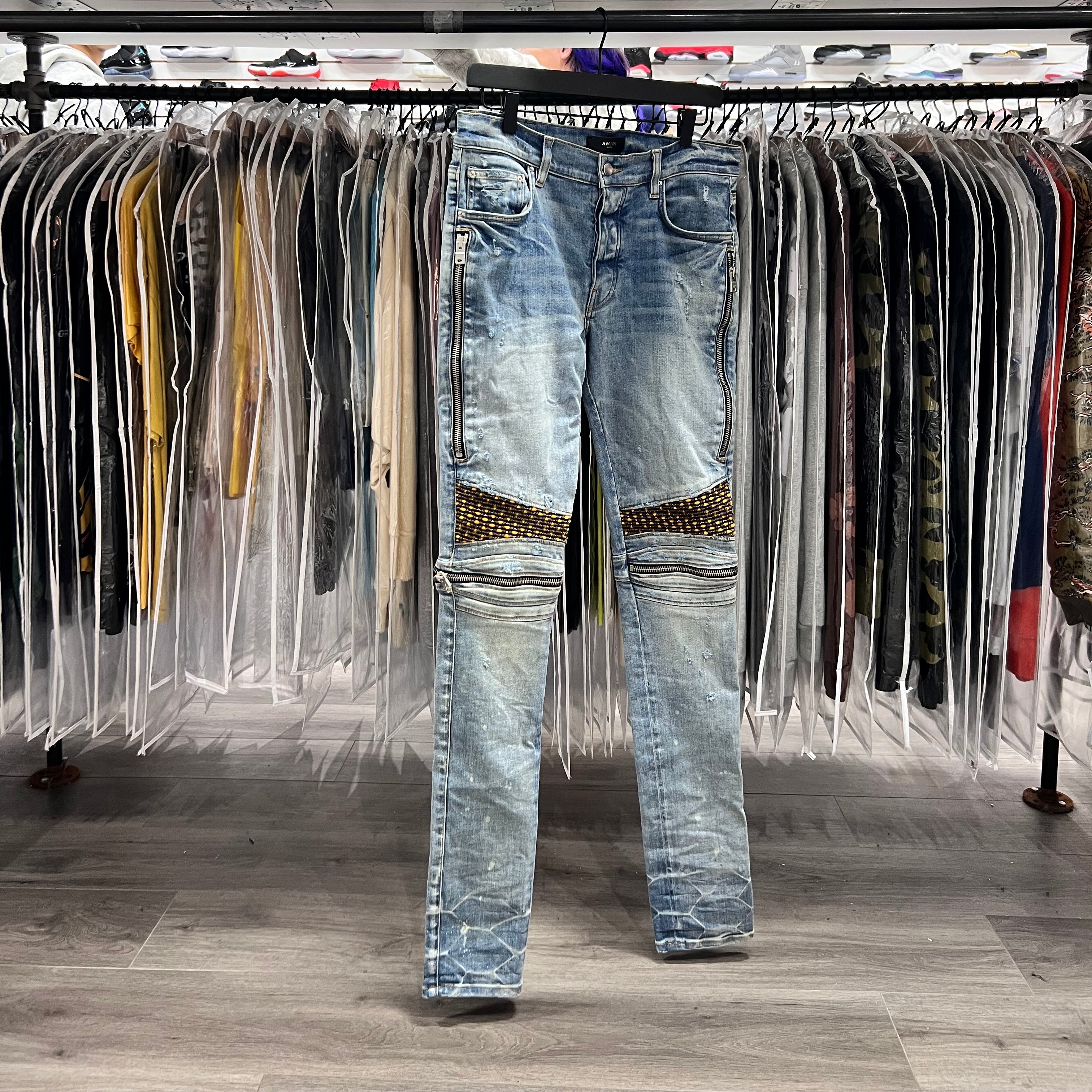 Amiri MX2 Clay Indigo Jeans (Lightly Worn)
