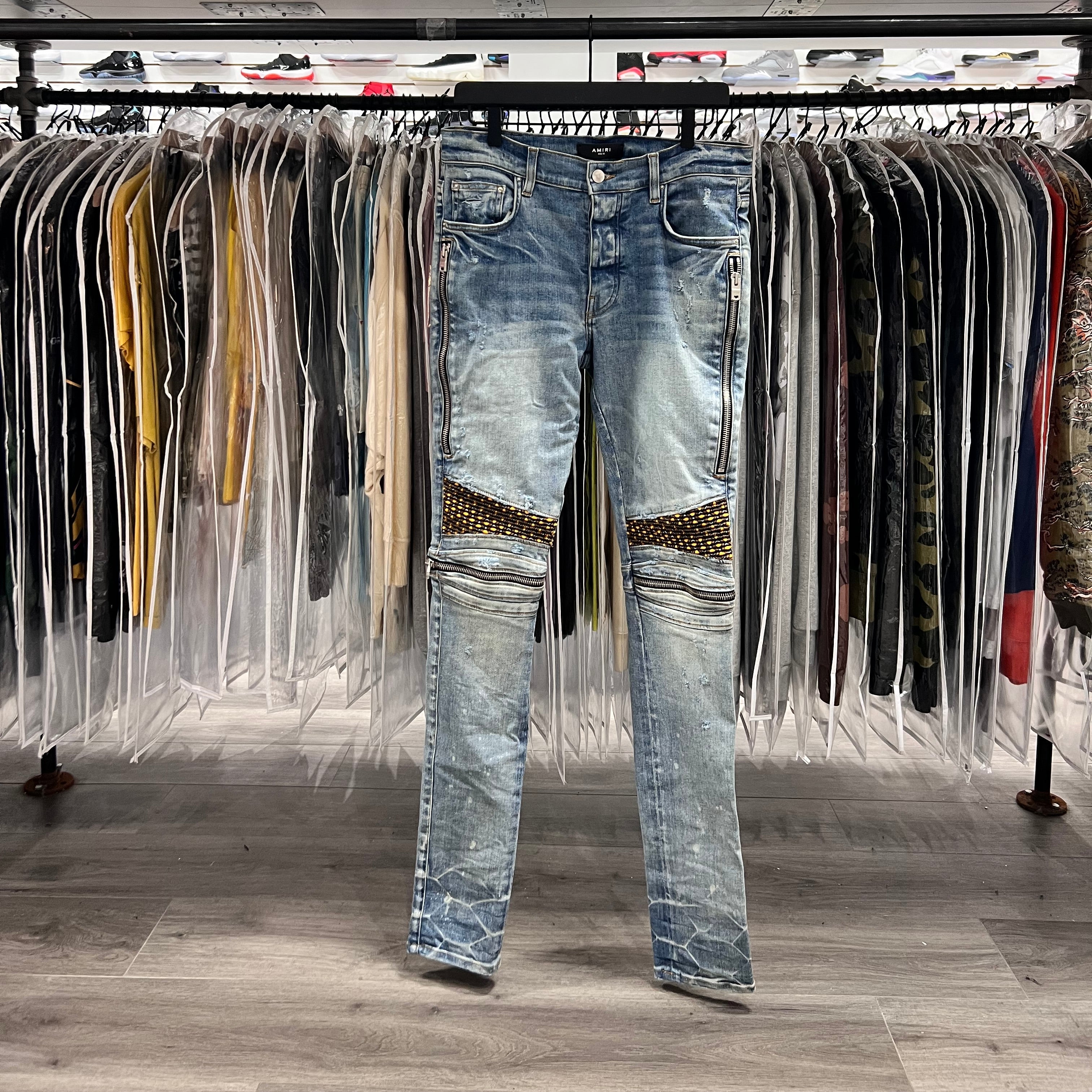 Amiri MX2 Clay Indigo Jeans (Lightly Worn)