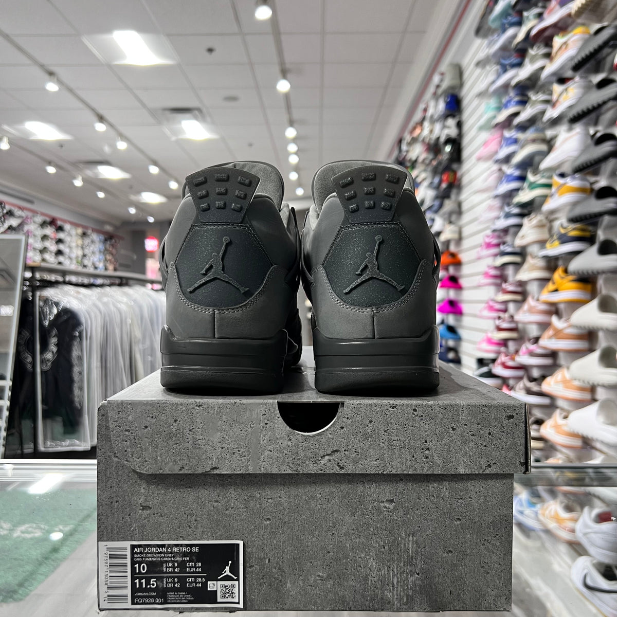 Jordan Retro 4 Mens Wet Cement (Lightly Worn)