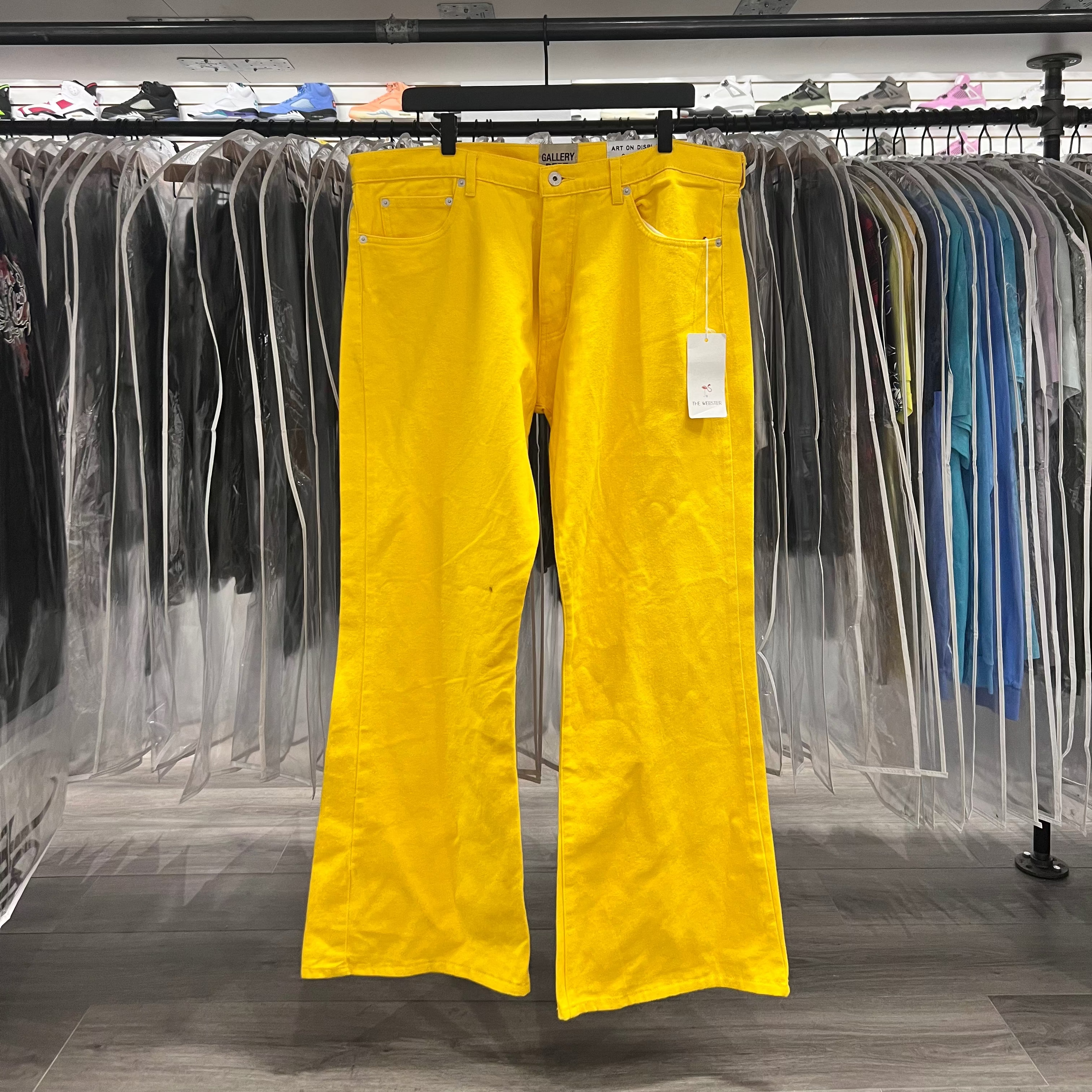 Gallery Dept. Flare Jeans Yellow (Lightly Worn)