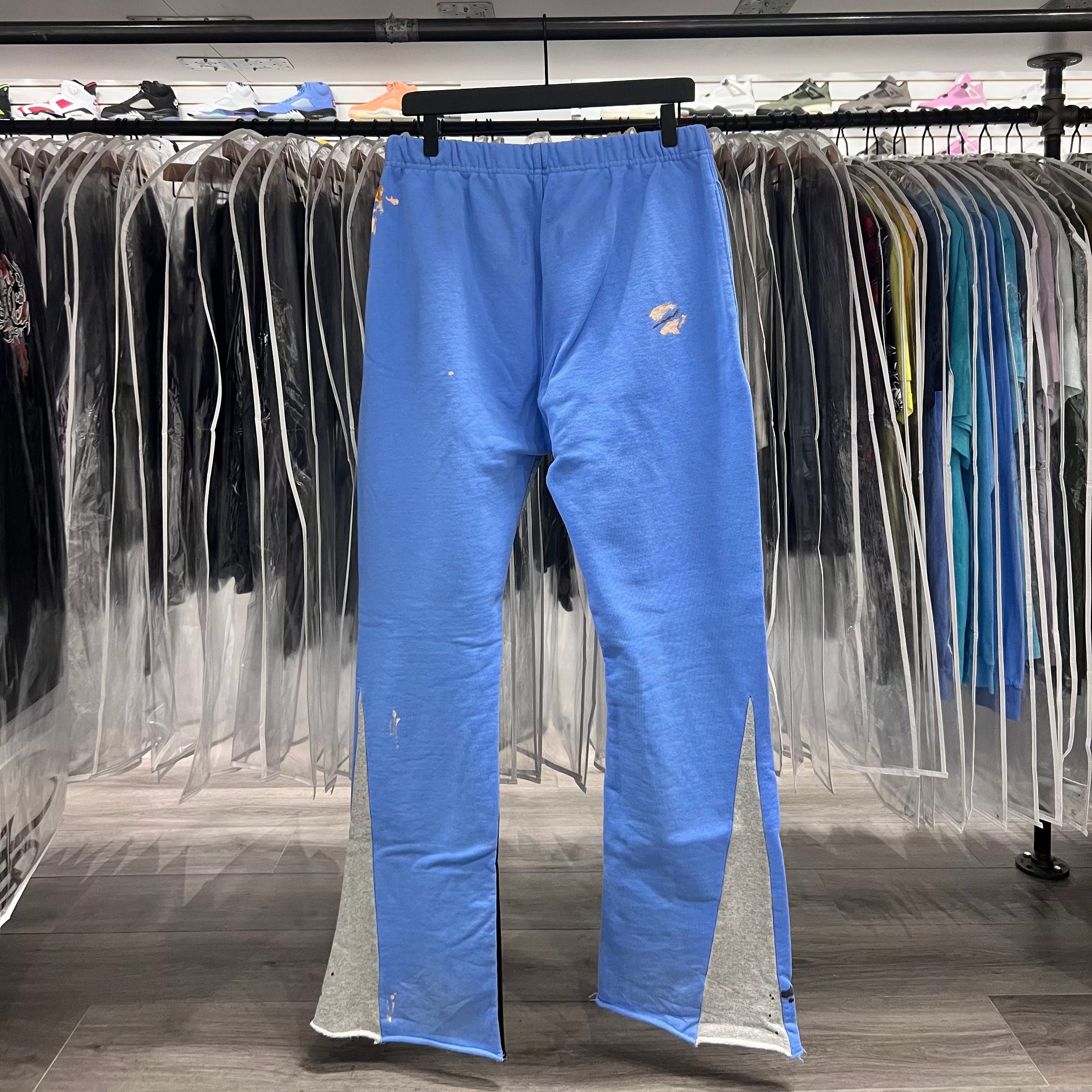 Gallery Dept Flare Sweats Blue (Lightly Worn)