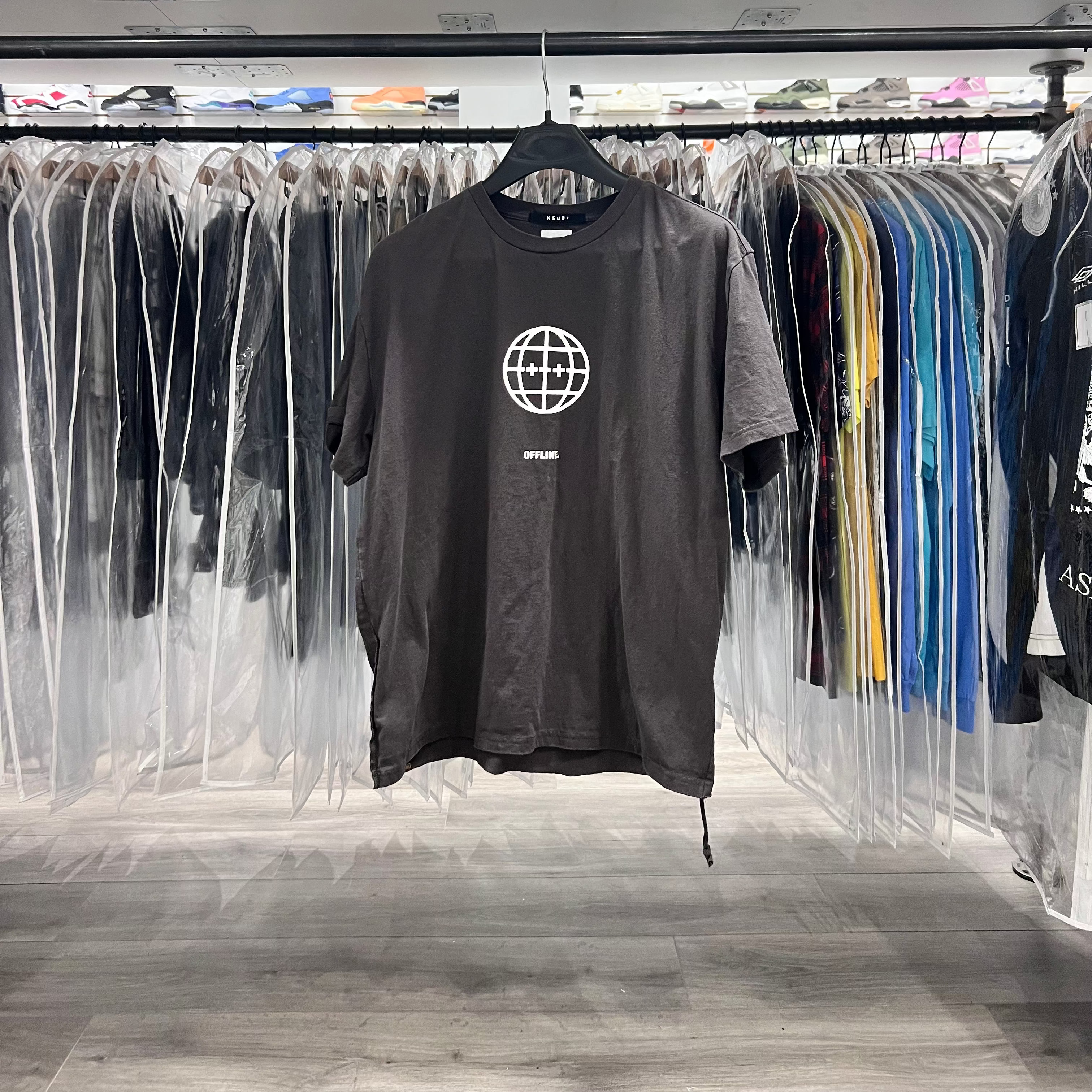 Ksubi Tee Offline Brown (Lightly Worn)