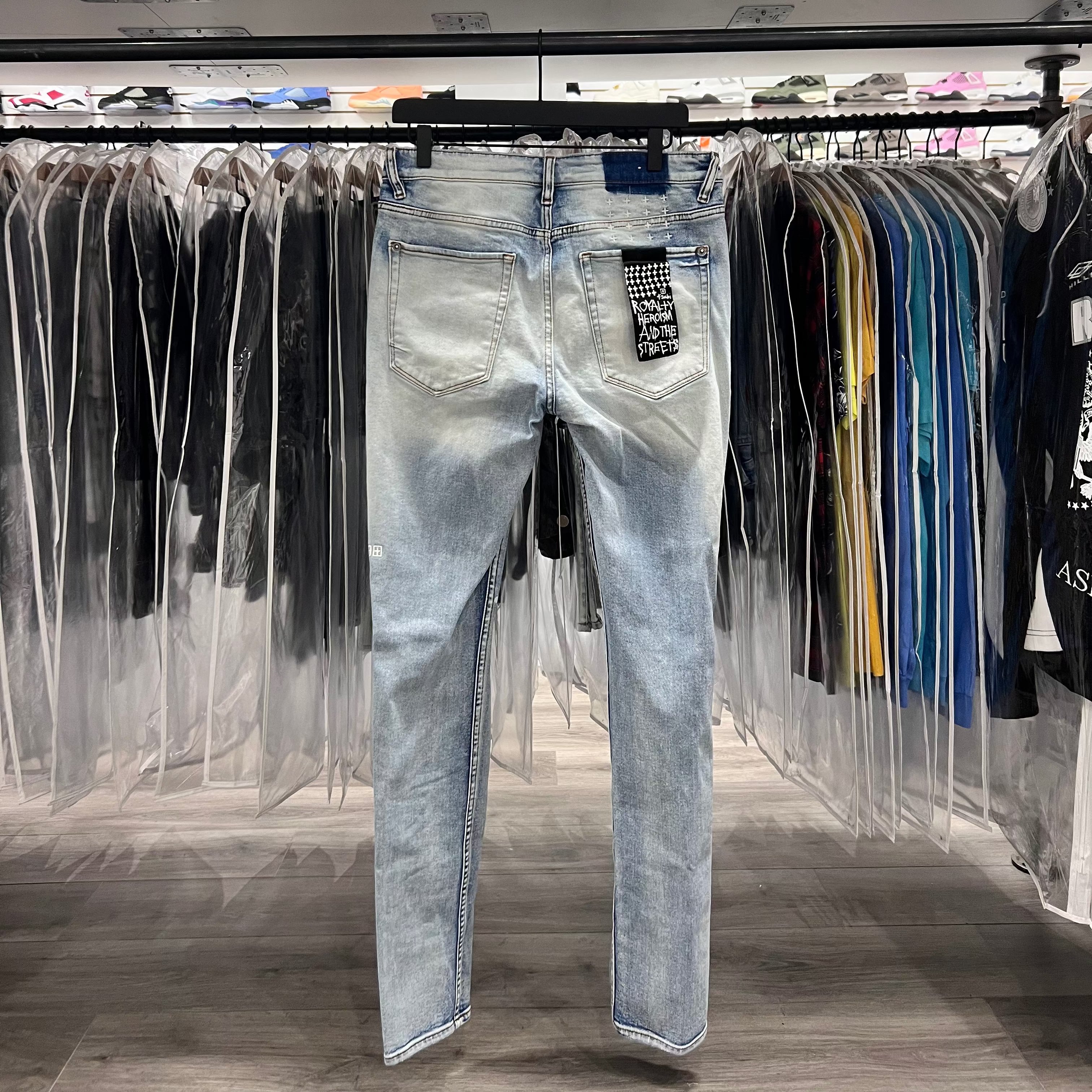 Ksubi Jeans Heavy Faded Blue (Lightly Worn)