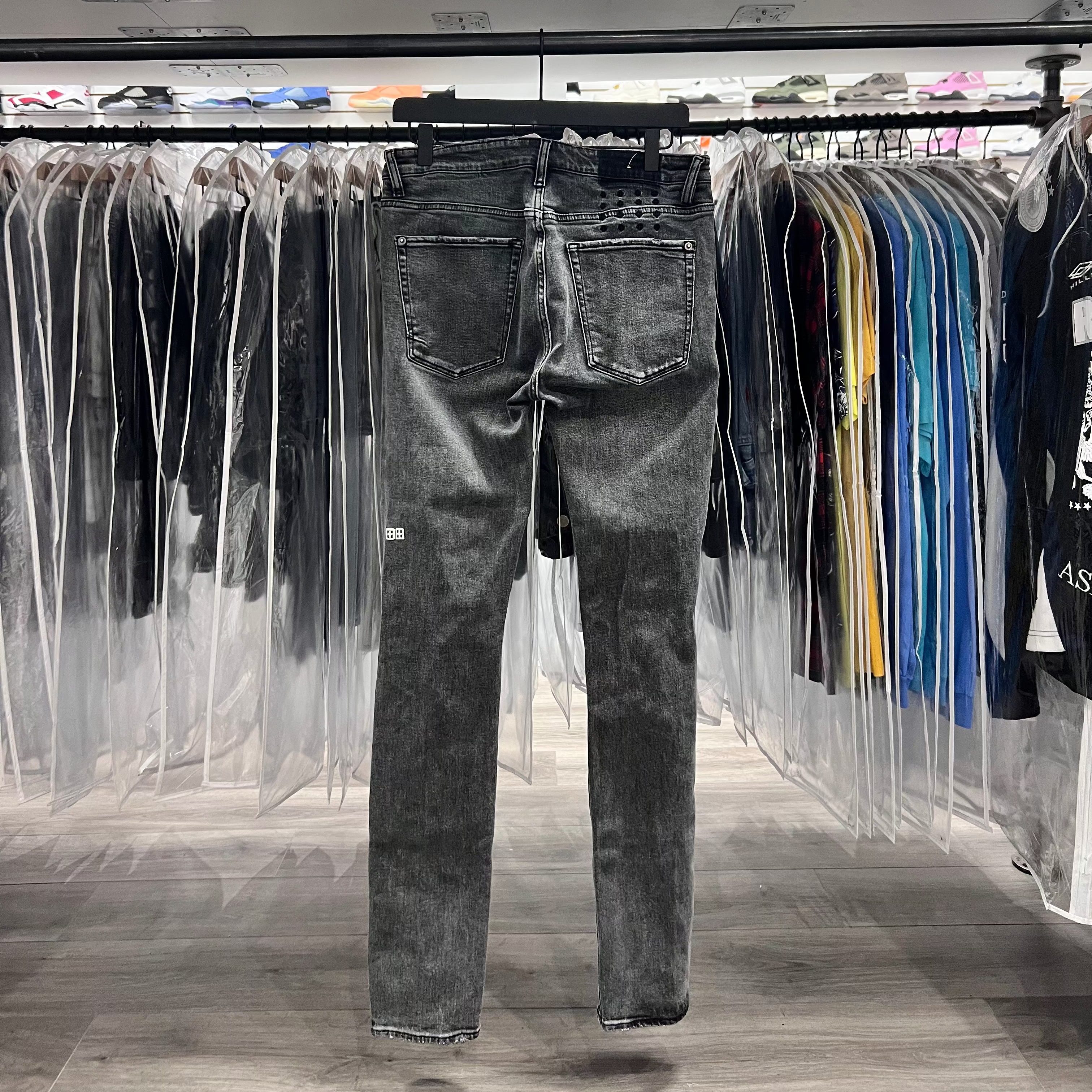 Ksubi Jeans Grey Black Tears (Lightly Worn)