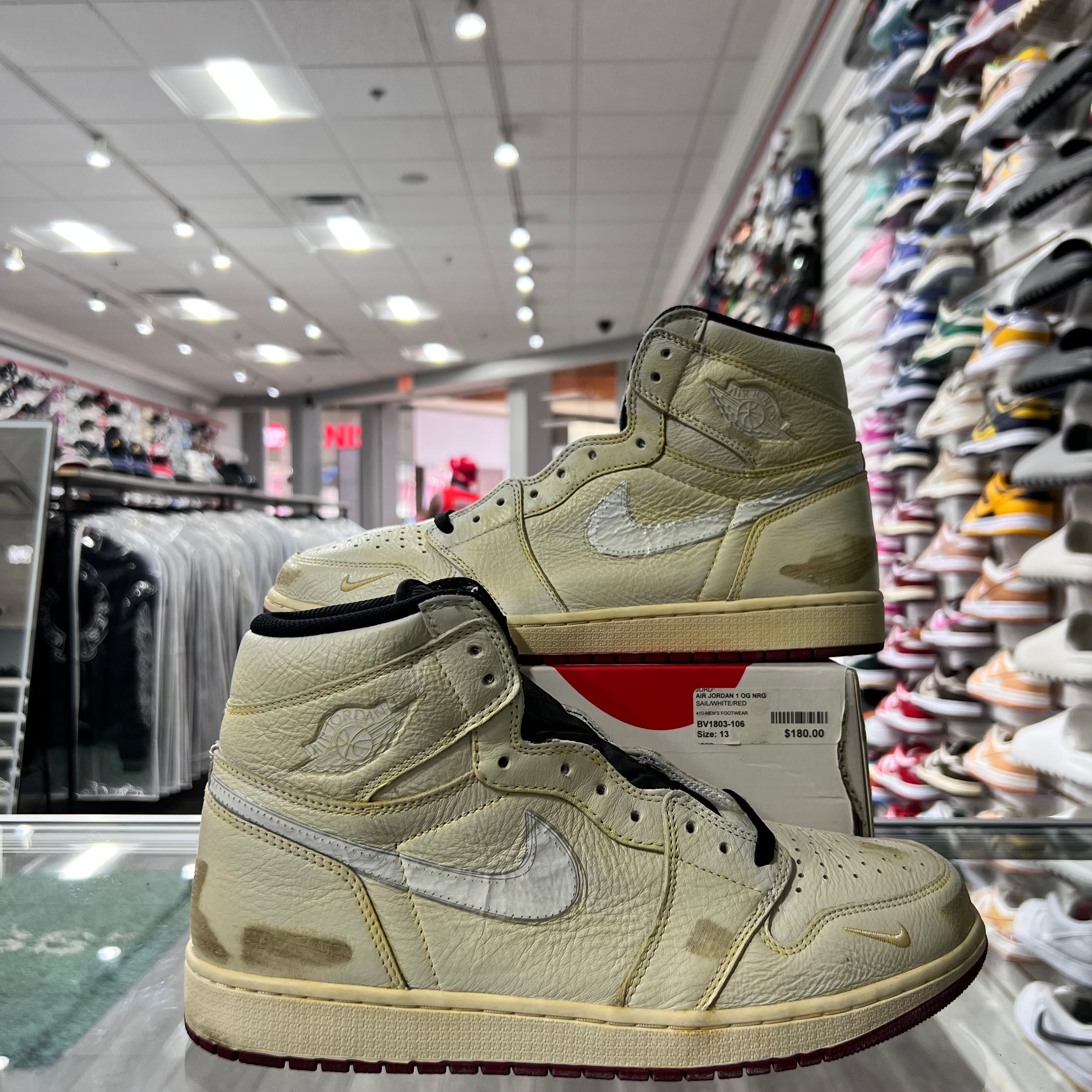 Jordan Retro 1 High Og Mens Nigel Sylvester (Lightly Worn)