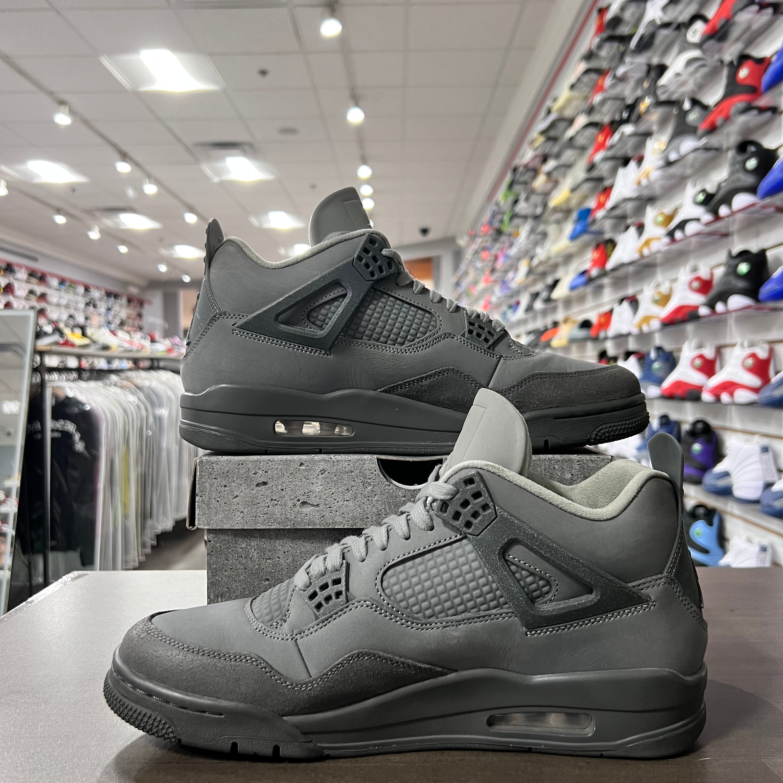 Jordan Retro 4 Mens Wet Cement (Lightly Worn)