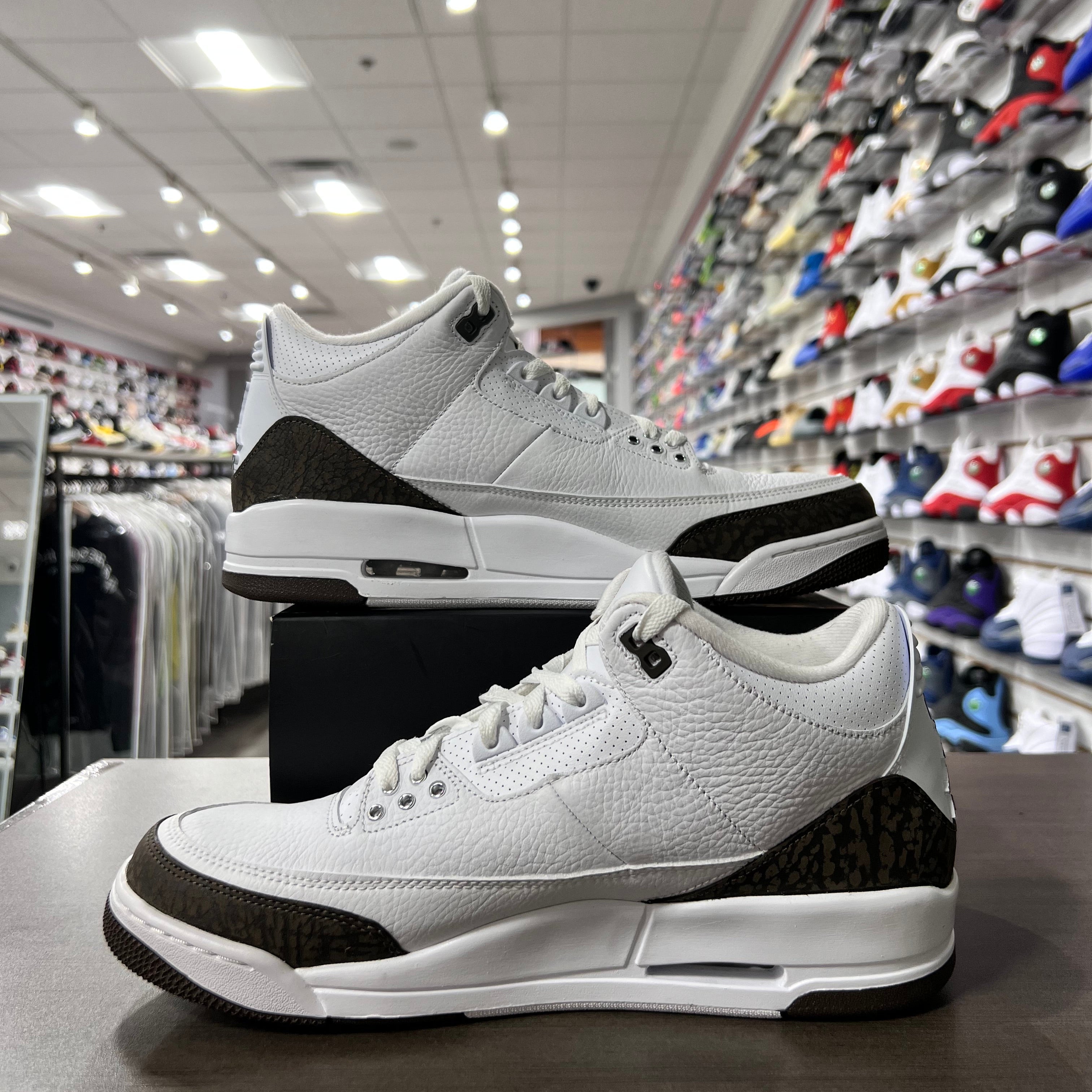 Jordan Retro 3 Mens Mocha (Lightly Worn)