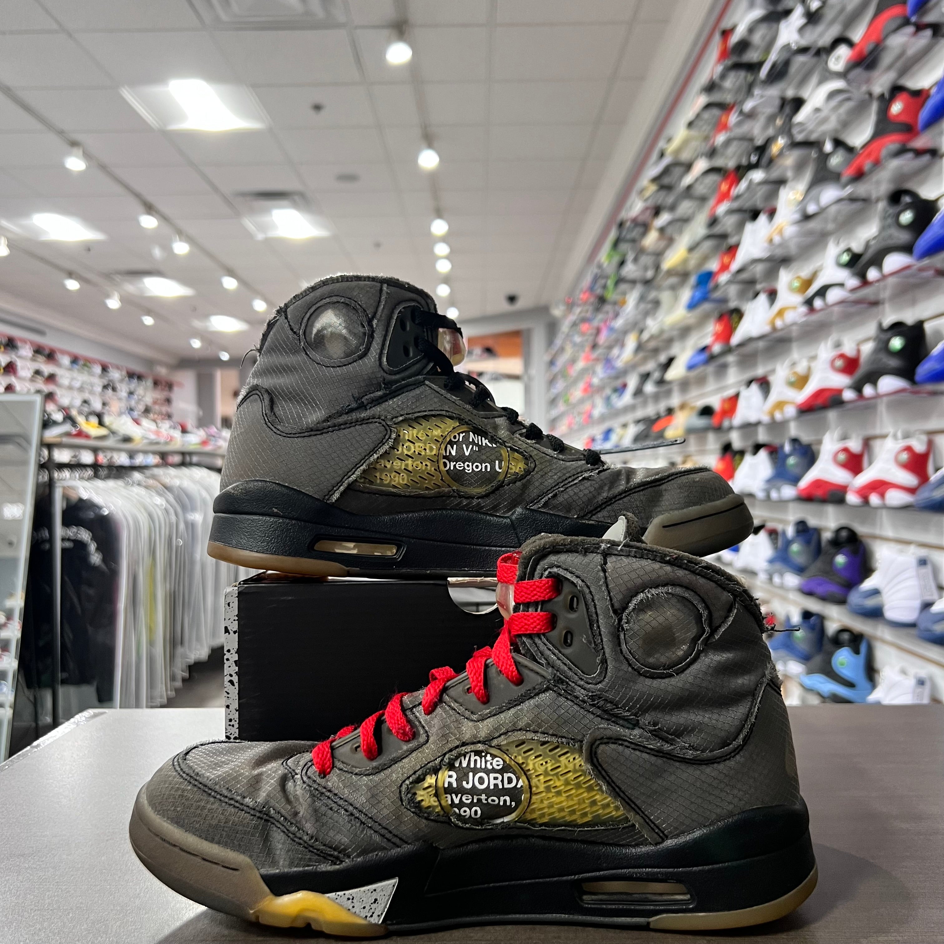 Jordan Retro 5 Mens Off White Muslin (Lighlty Worn)