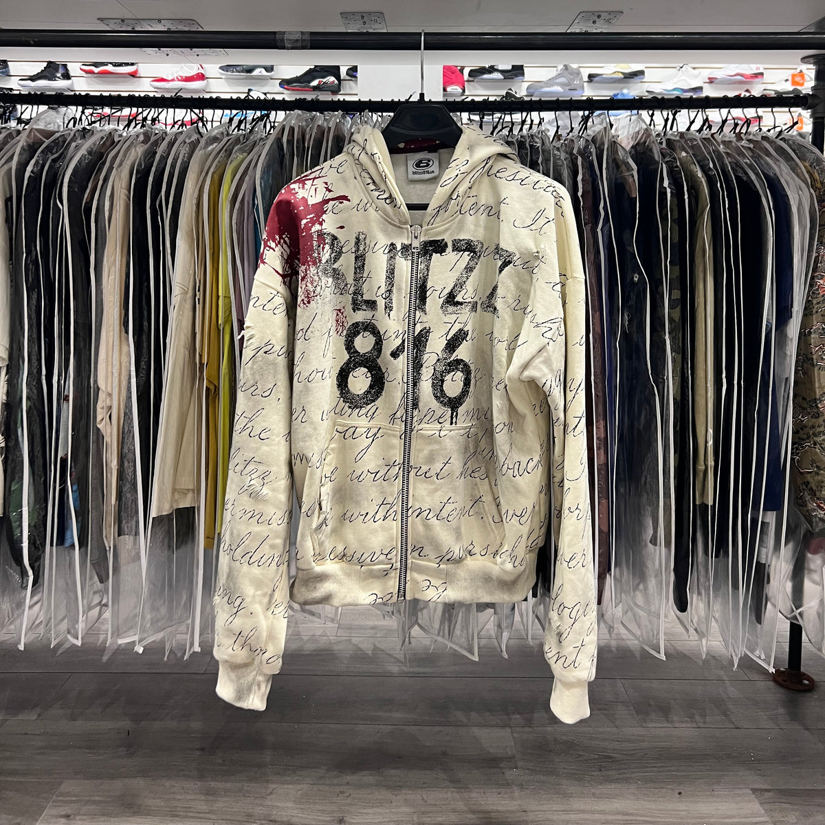 Blitzz 816 Graffiti Hoodie (Lightly Worn)