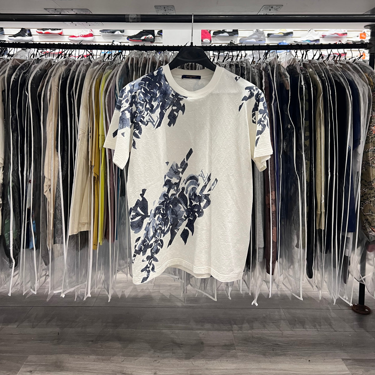 Louis Vuitton Monogram Ink Floral T-Shirt (Lightly Worn)