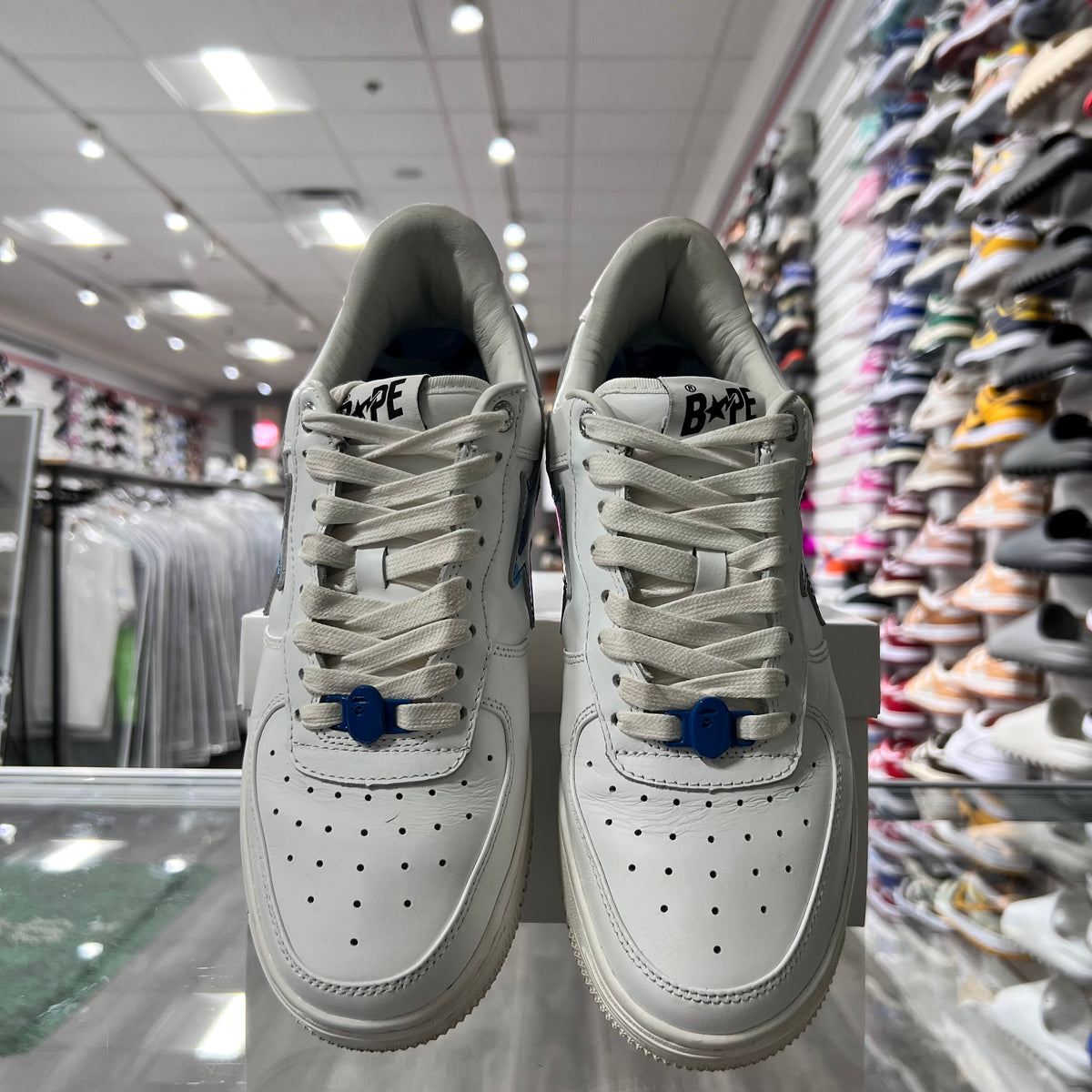 A Bathing Ape Bape Sta Low ABC Camo White Blue Air Force (Lightly Worn+Replacement Box)