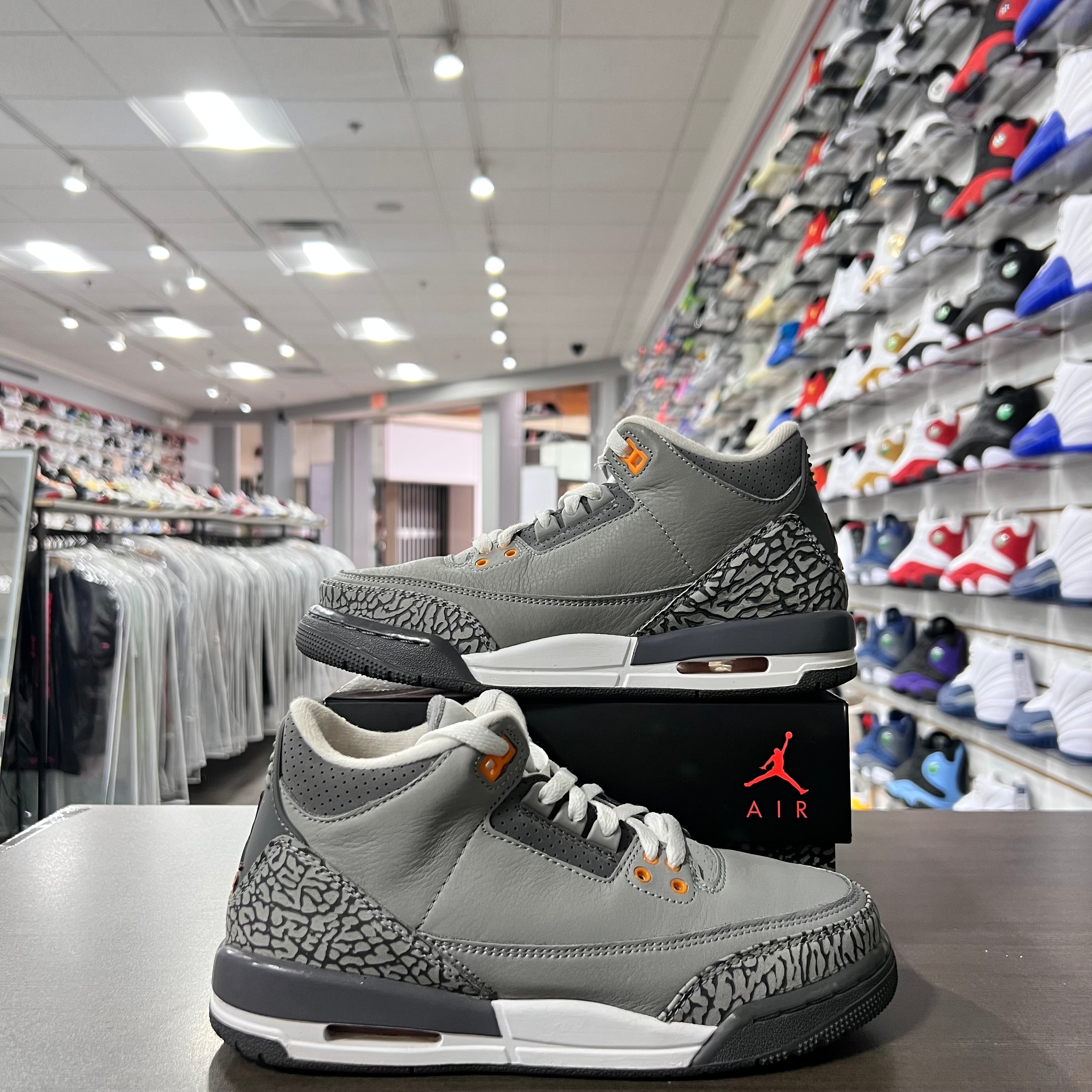 Jordan Retro 3 Gs Cool Grey (Lightly Worn)