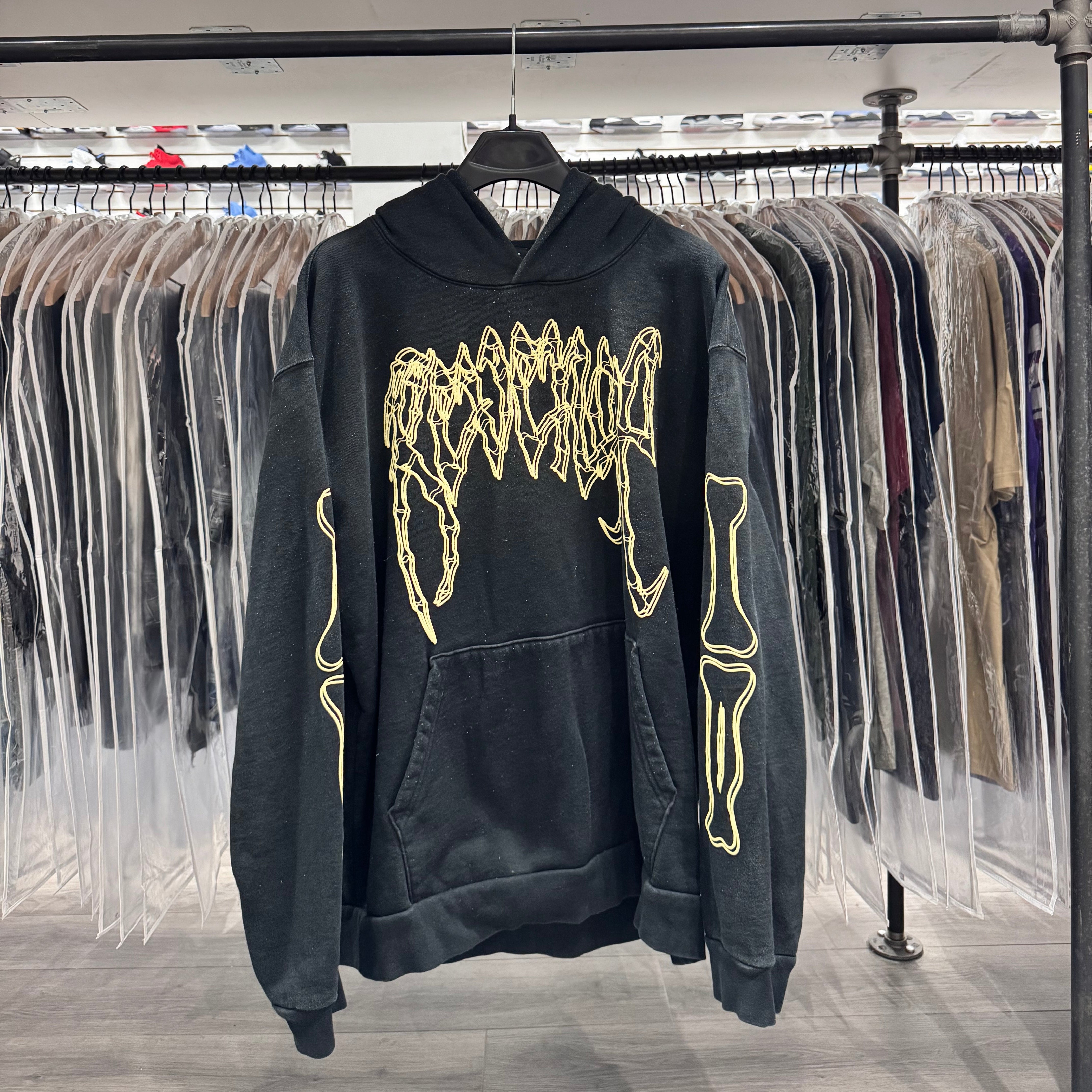 Revenge Zillakami Hoodie Cross Bones Black (Lightly Worn)