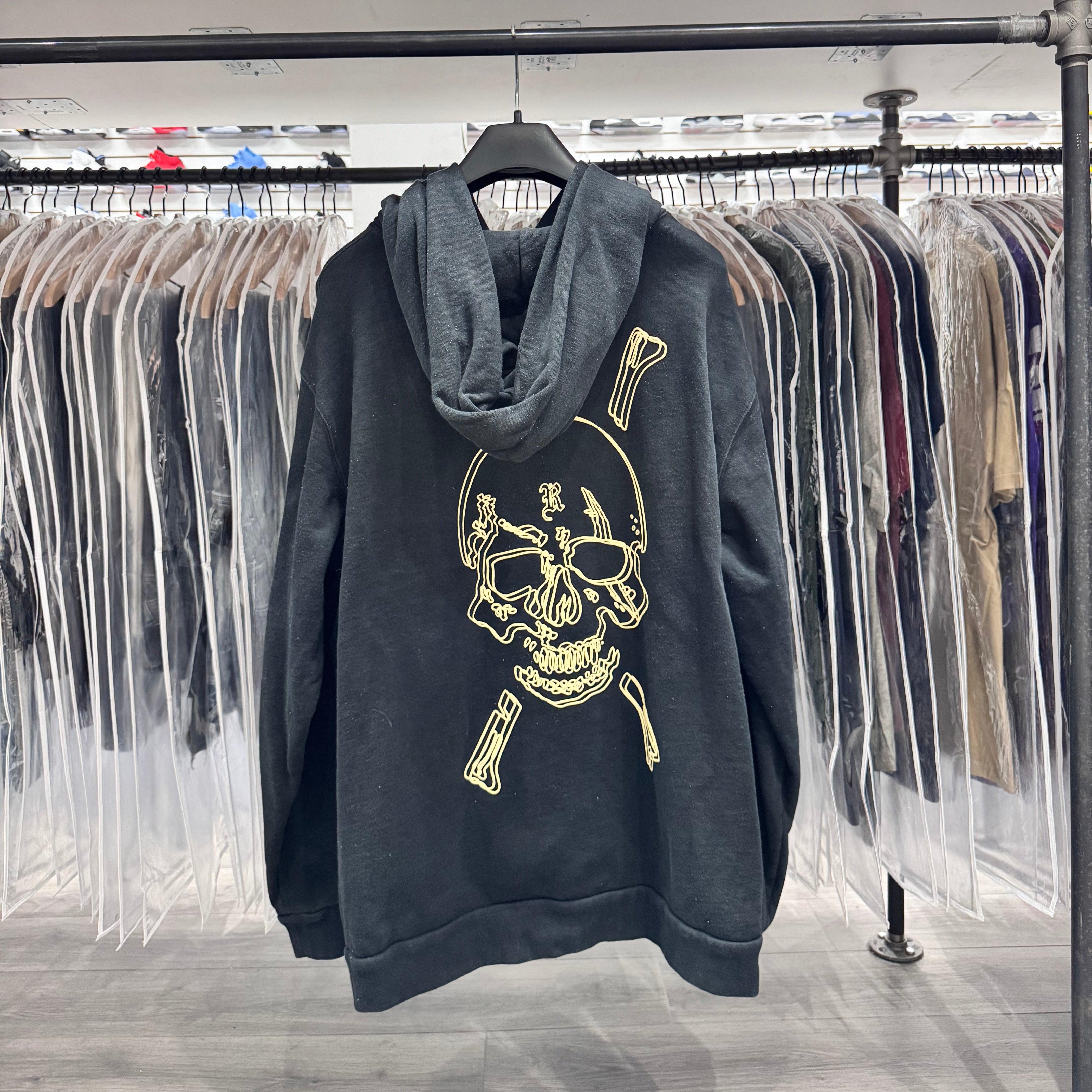 Revenge Zillakami Hoodie Cross Bones Black (Lightly Worn)