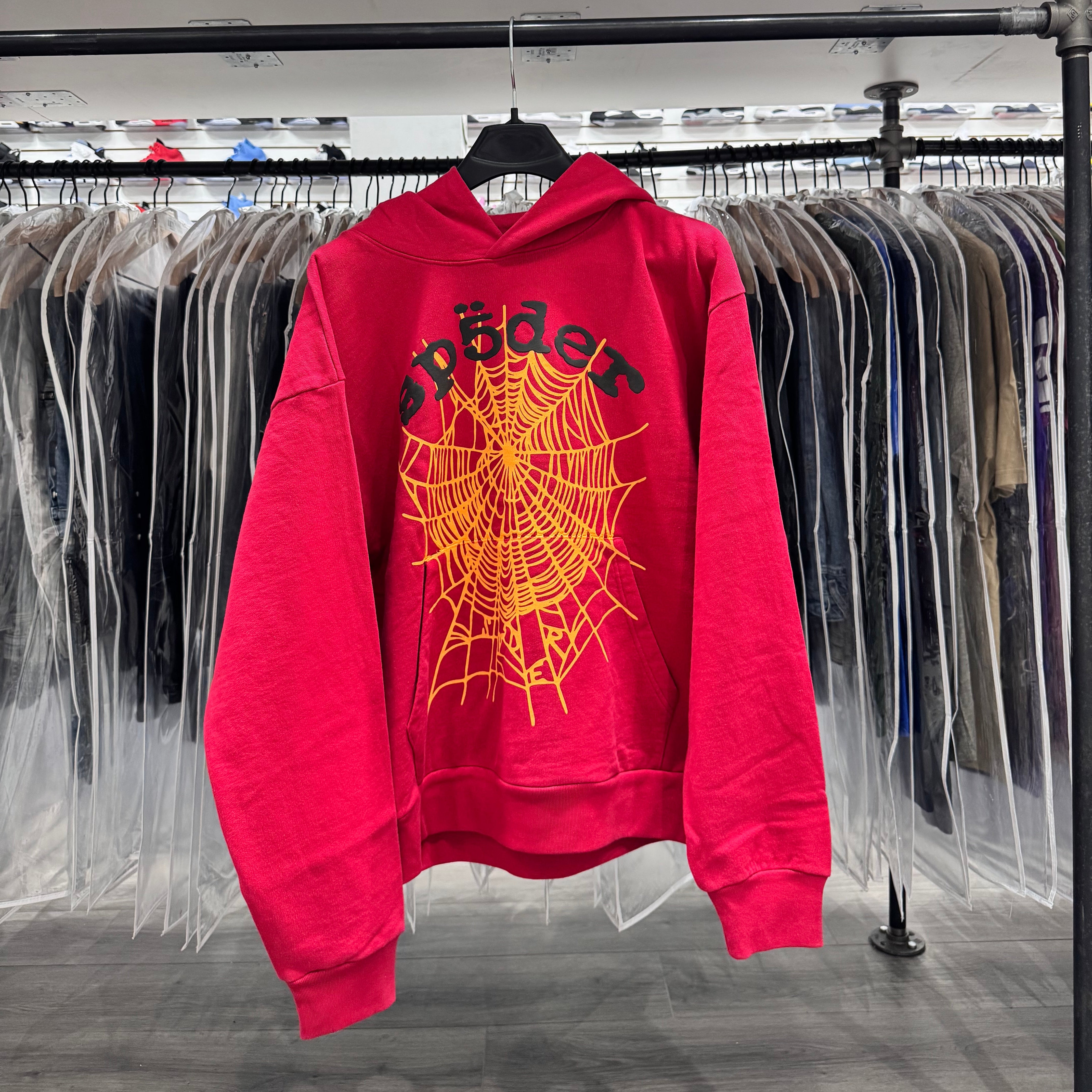 Sp5der Hoodie OG Web V2 Red