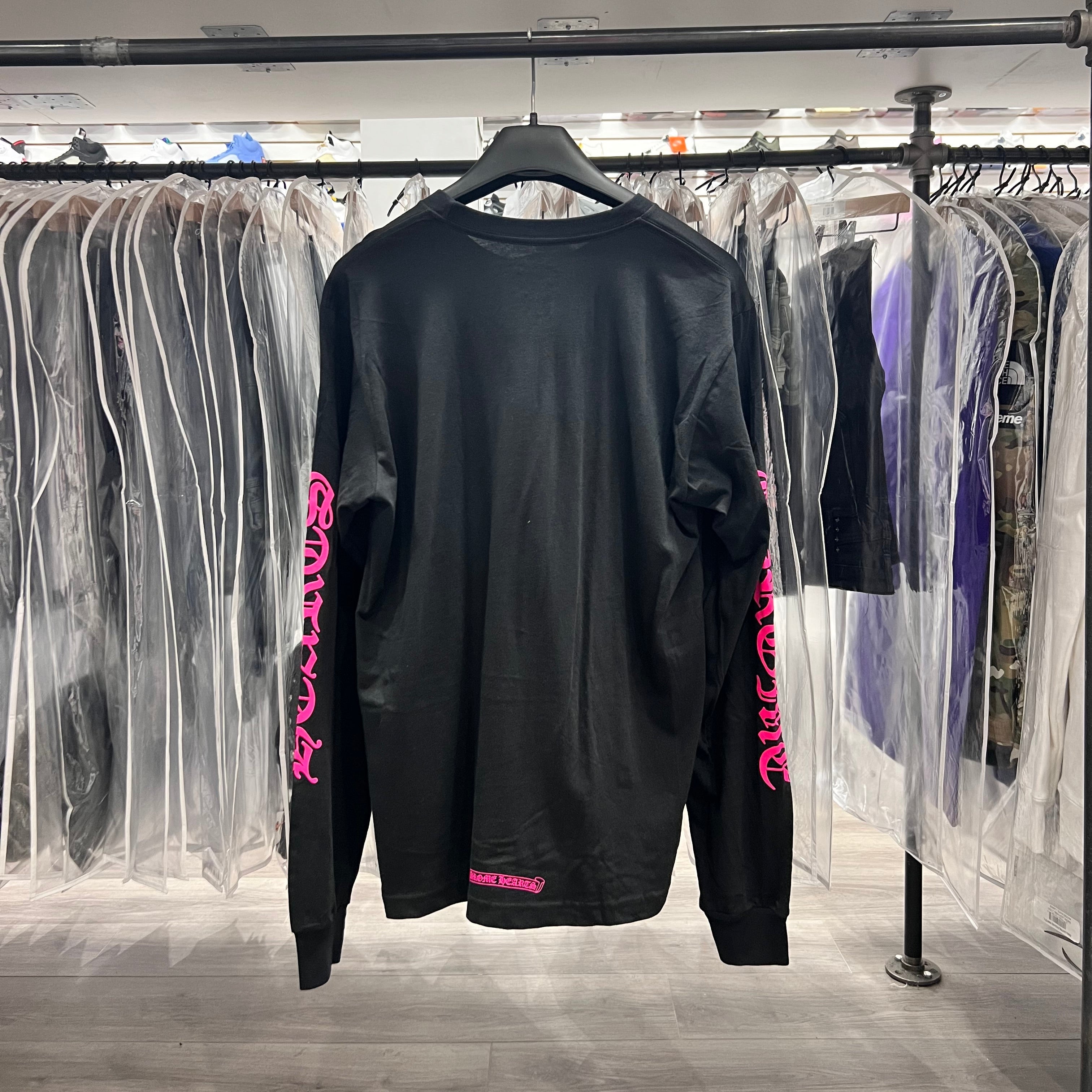 Chrome Hearts Long Sleeve Pink Black