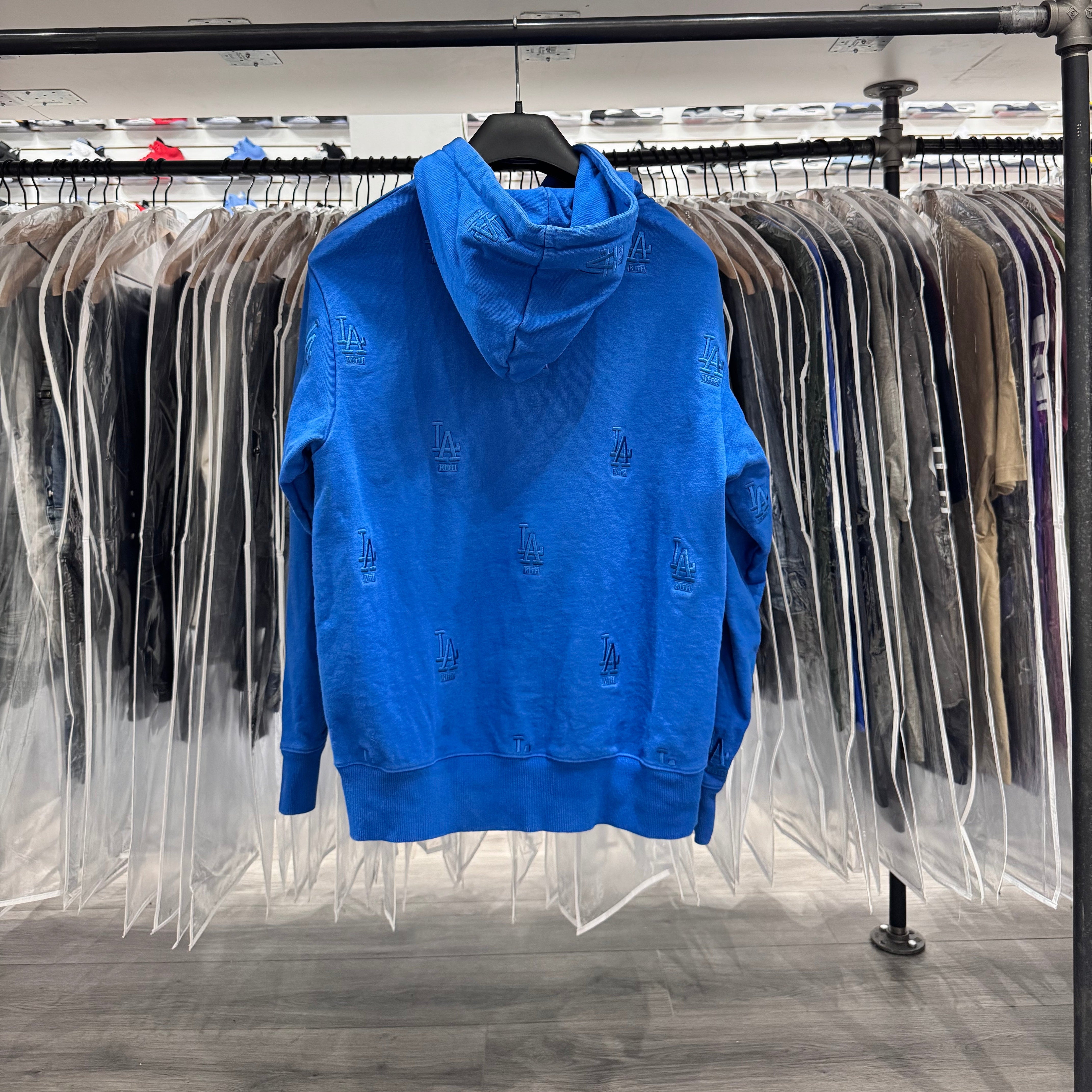 Kith X LA Dodgers Hoodie Blue (Lightly Worn)