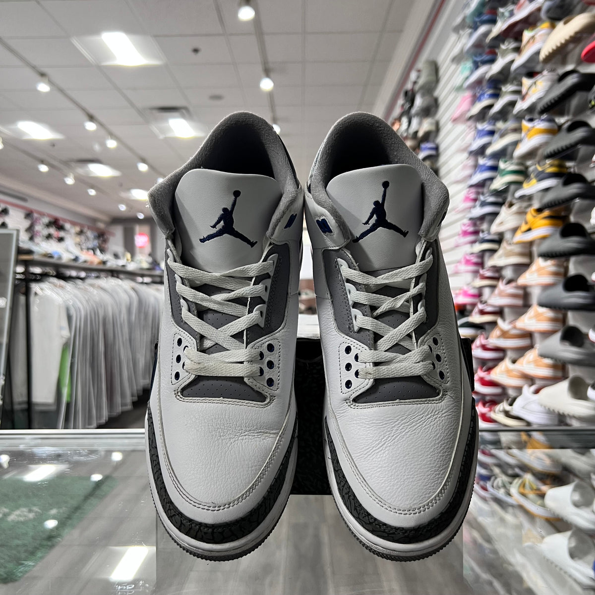 Jordan Retro 3 Mens Midnight Navy (Lightly Worn)