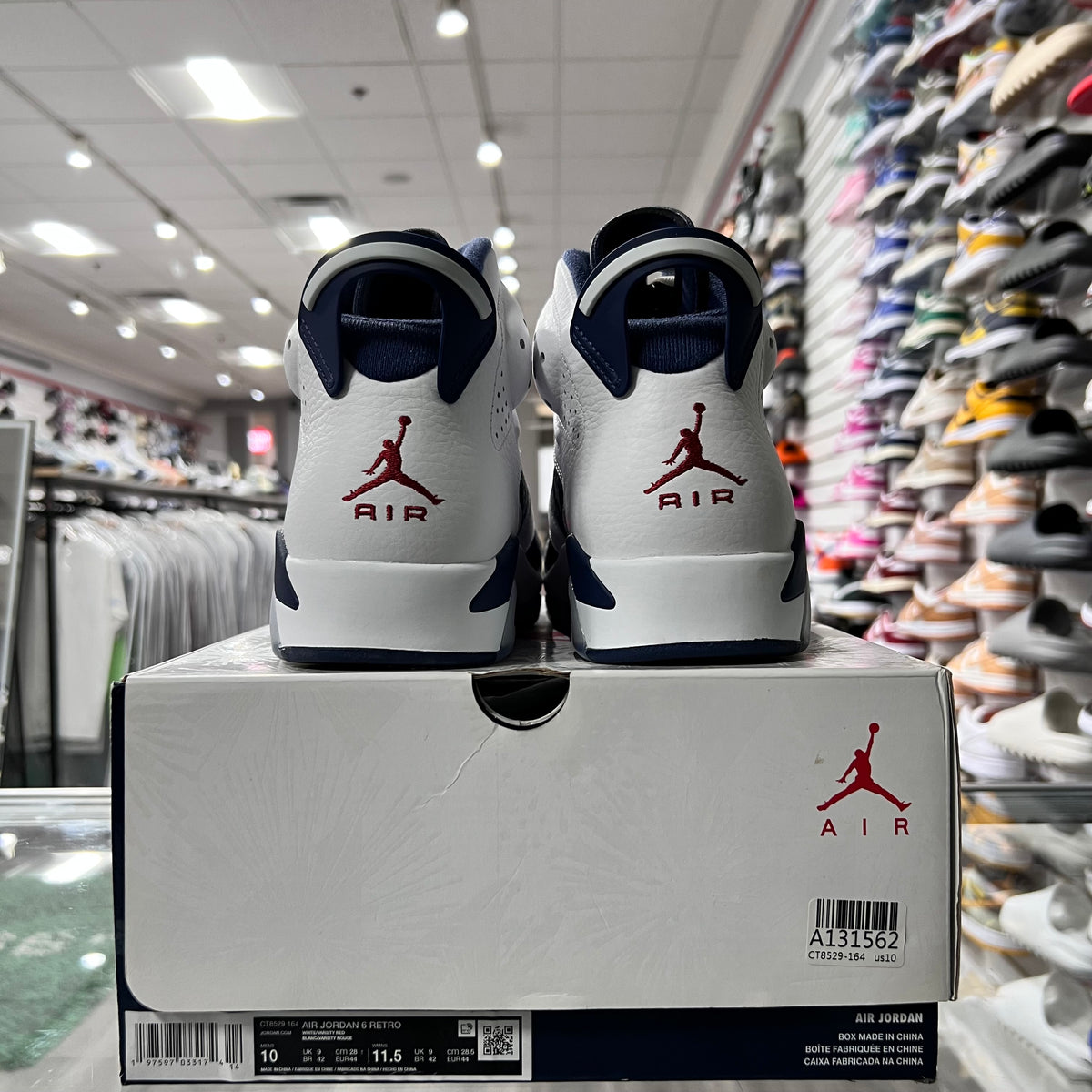 Jordan Retro 6 Mens Olympic (Lightly Worn)