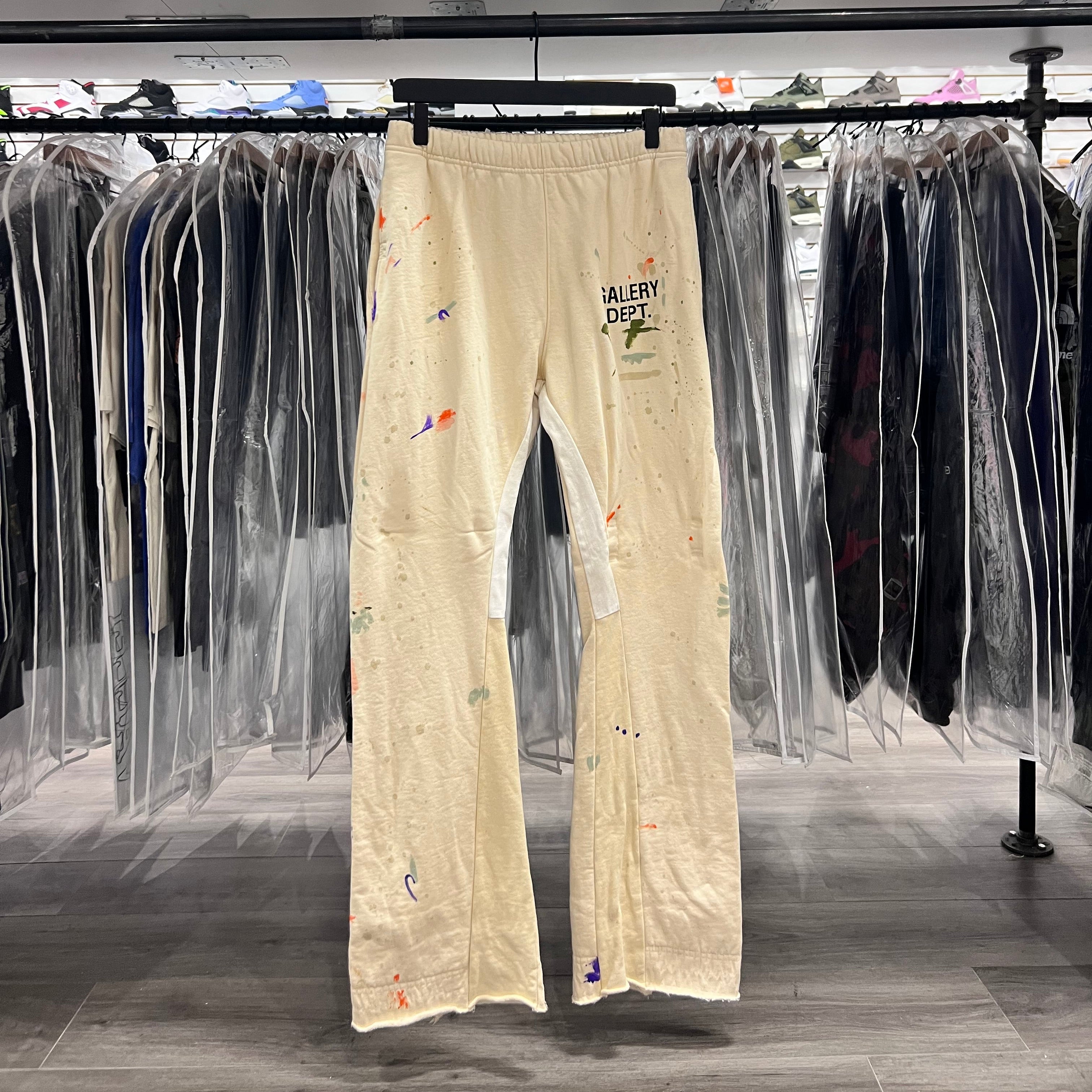 Gallery Dept Flare Sweatpants Cream (Lightly Worn)