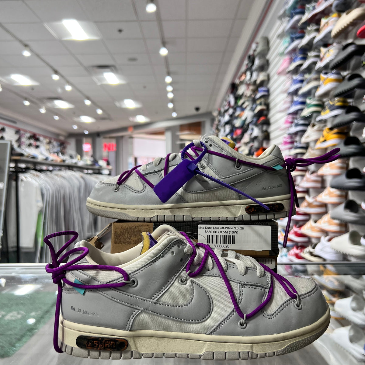 Nike Dunk Low Off-White Lot 28 (Lightly Worn)