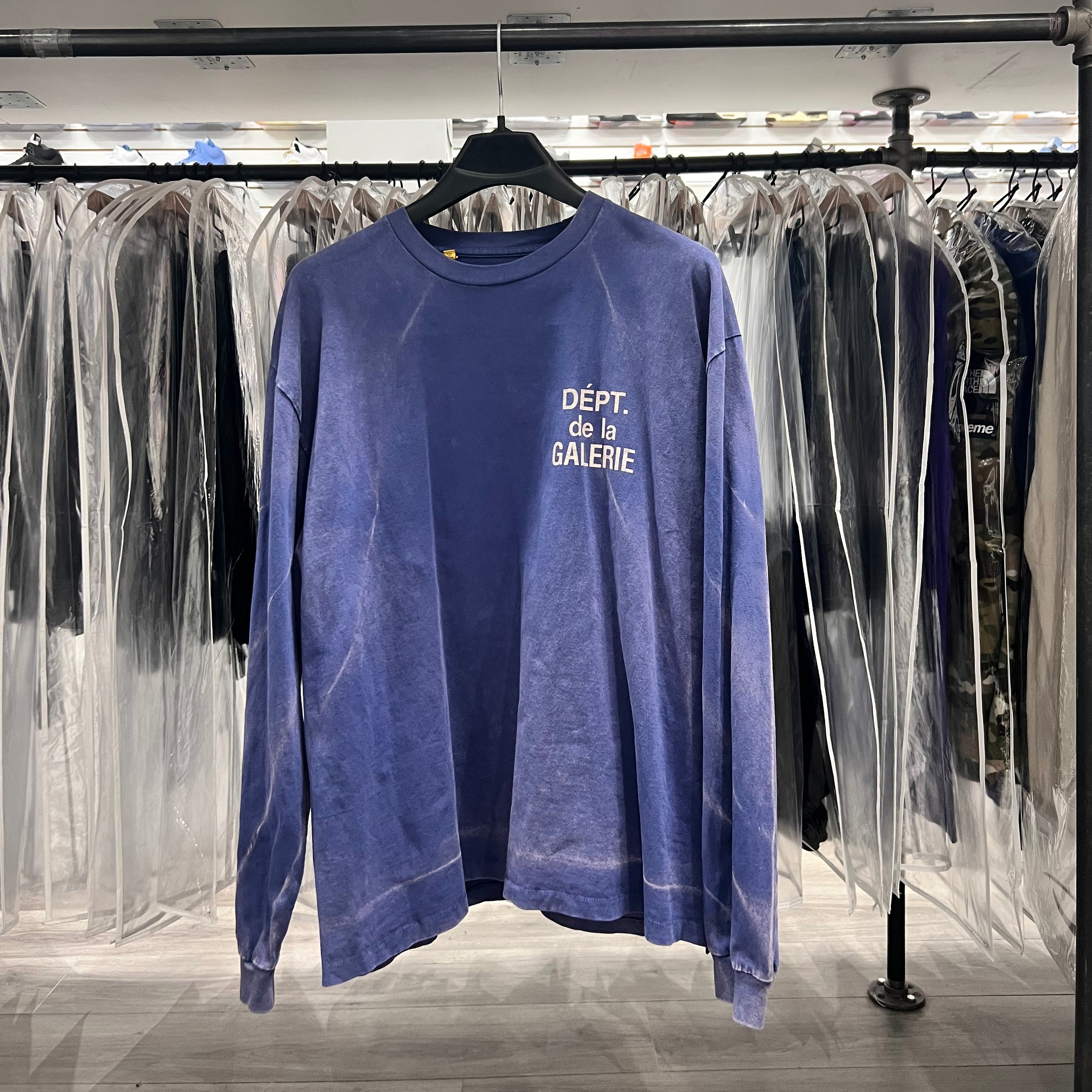 Gallery Dept Navy French Longsleeve Tee