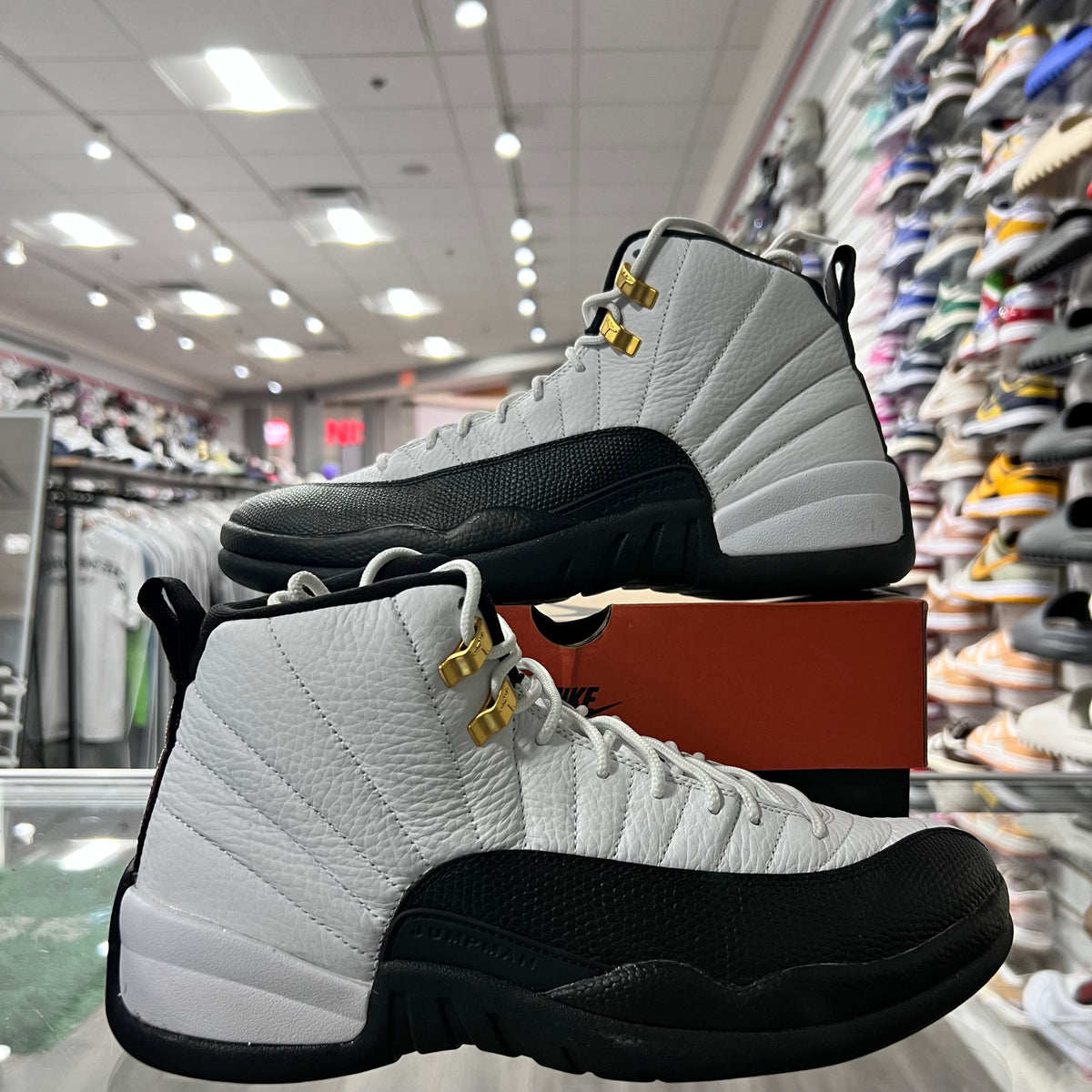 Jordan Retro 12 Mens Taxi (Lightly Worn)