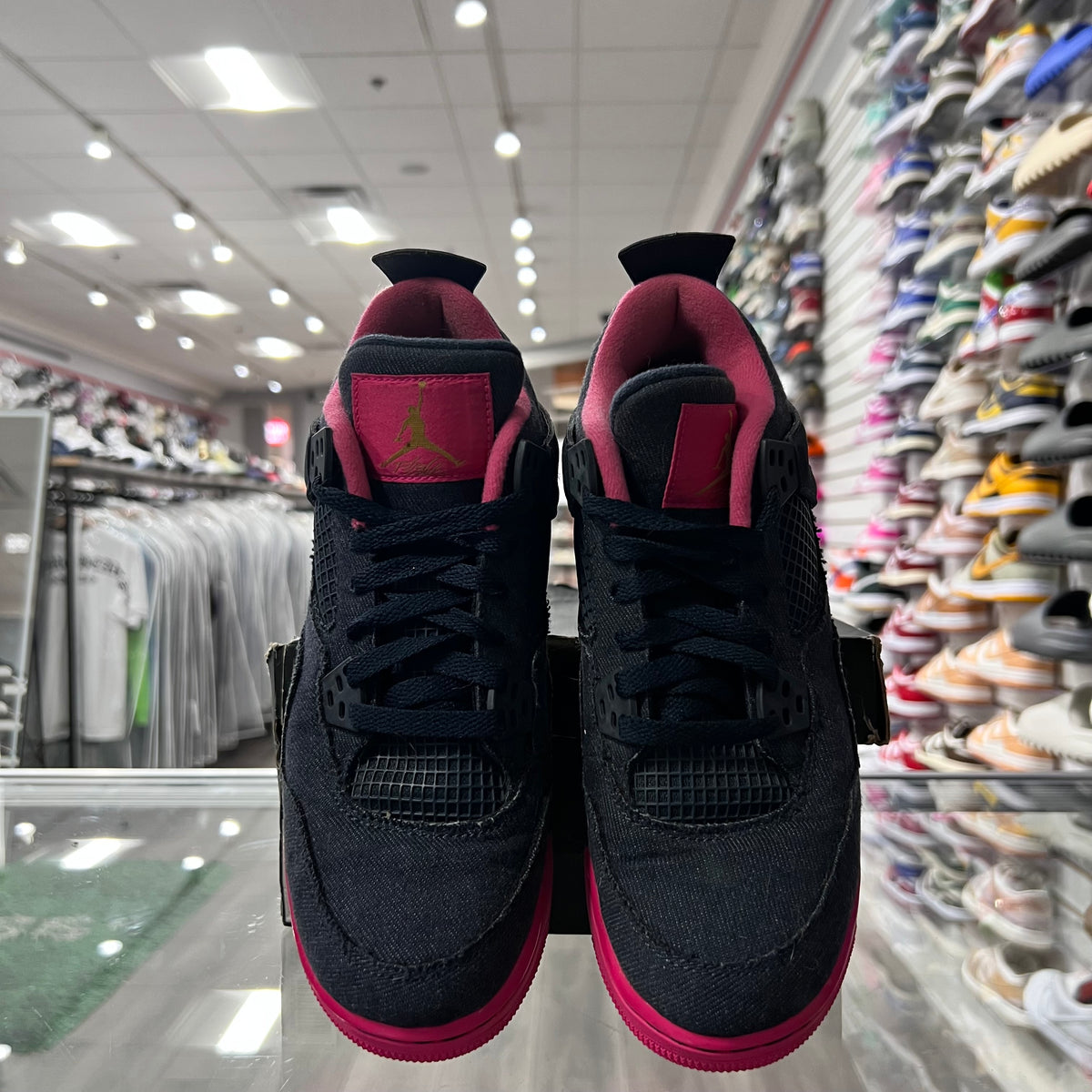 Jordan Retro 4 Gs Pink Denim (Lightly Worn)