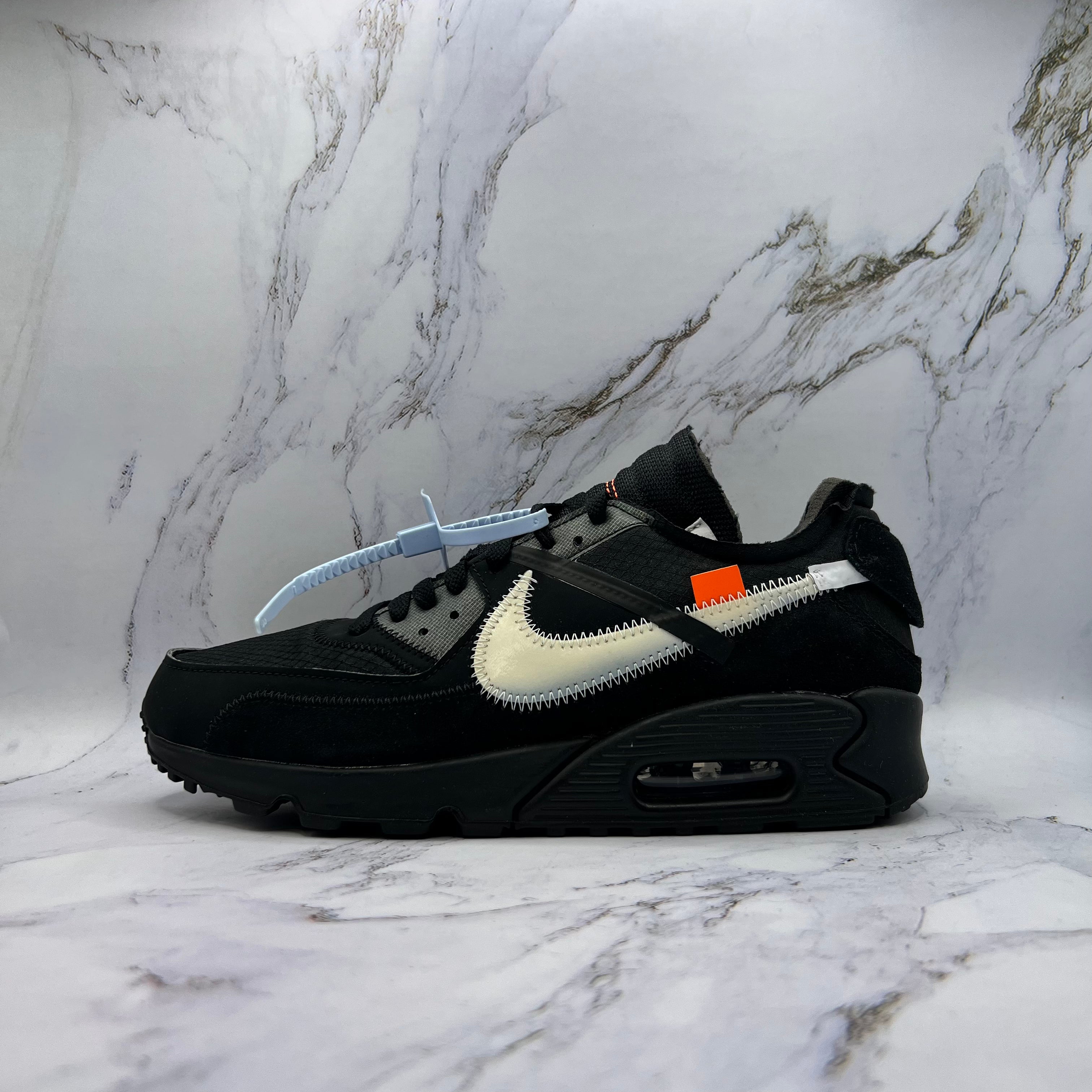 Nike Air Max 90 Mens Off White Black (Dye Staining)
