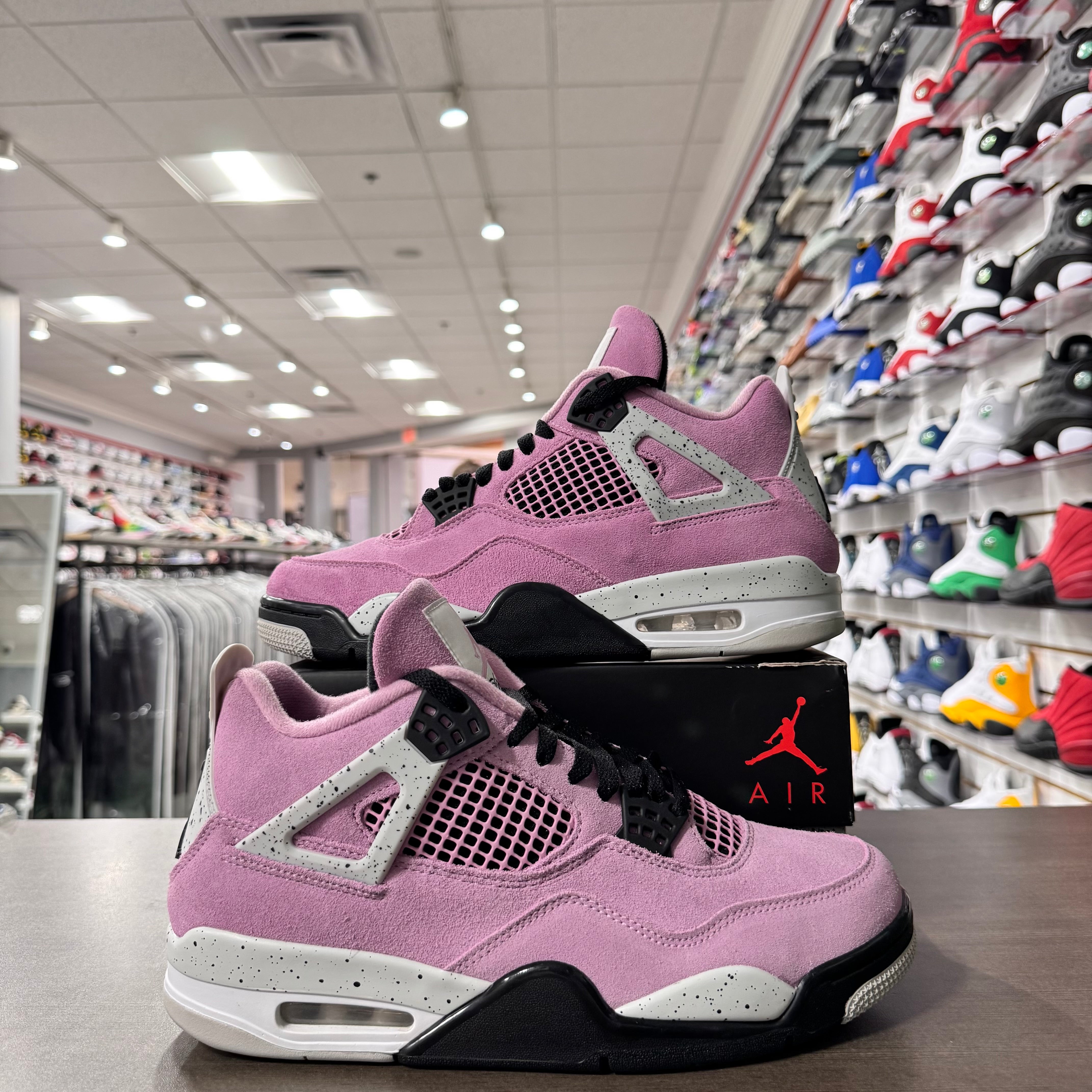 Jordan Retro 4 Womens Orchid (Lightly Worn)