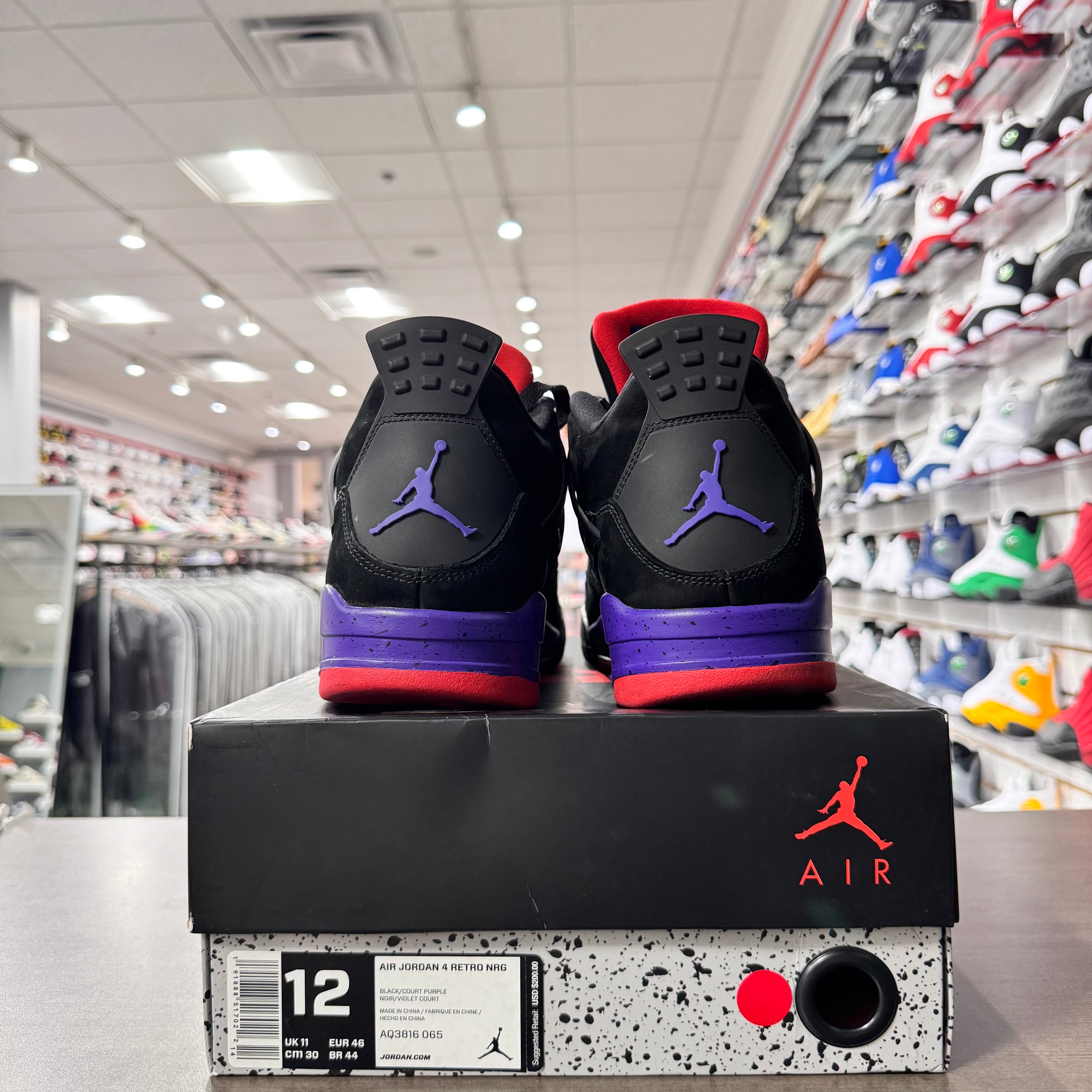 Jordan Retro 4 Mens Raptor (Lightly Worn)